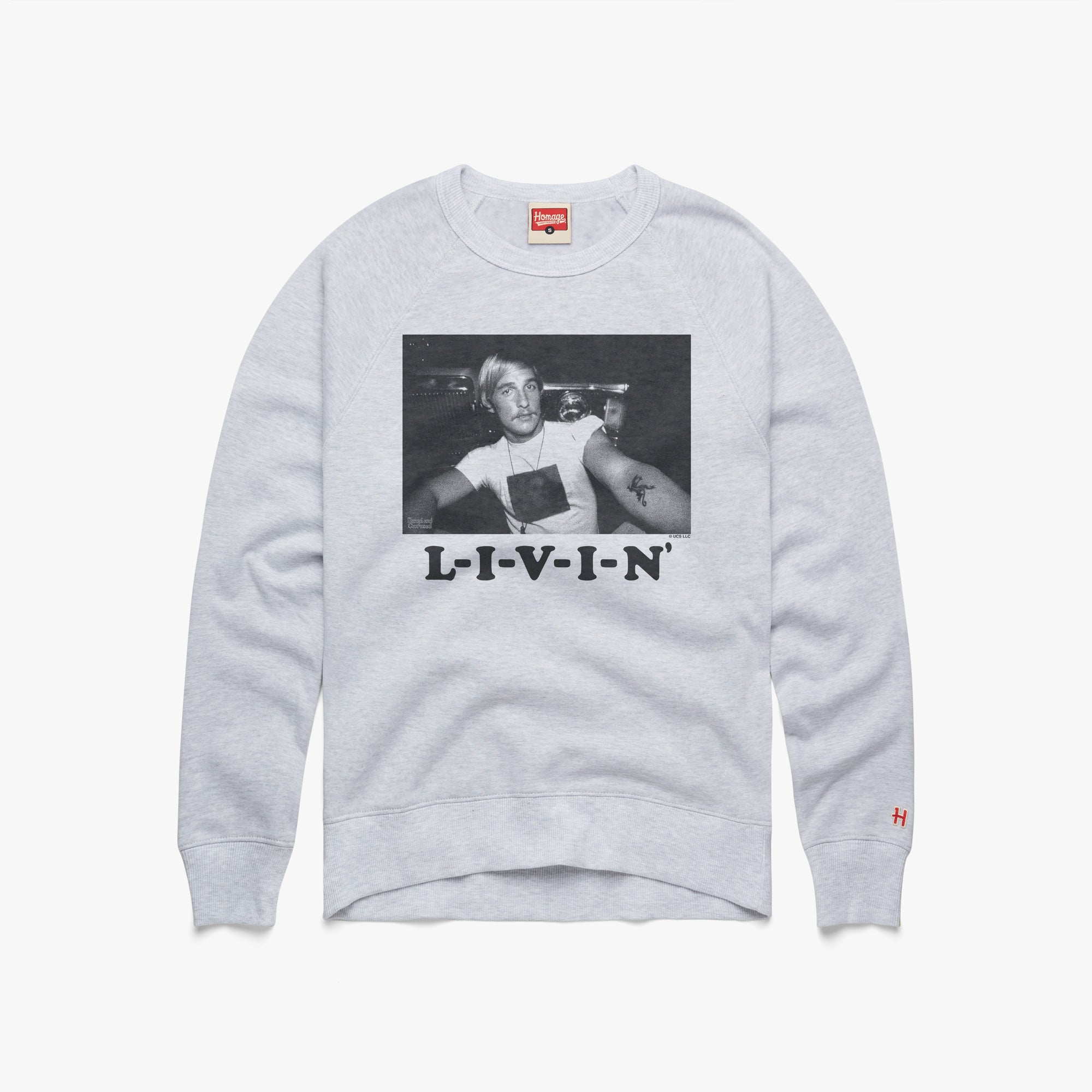 Dazed and Confused Keep Livin' Crewneck Pay With Visa Cheap Pice