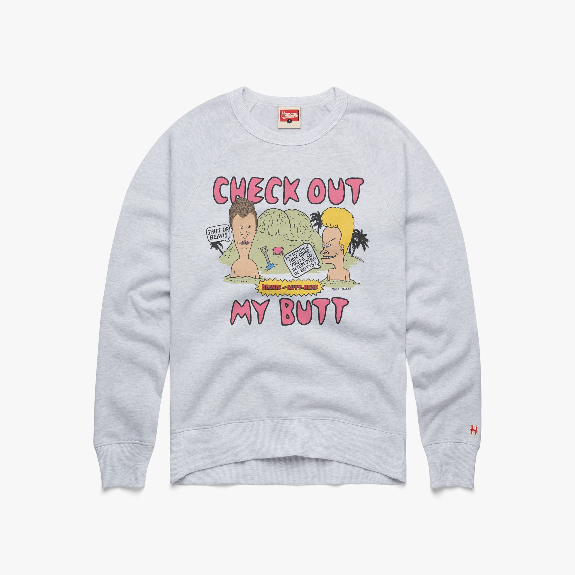 Beavis And Butt-Head Check Out My Butt Crewneck Browse