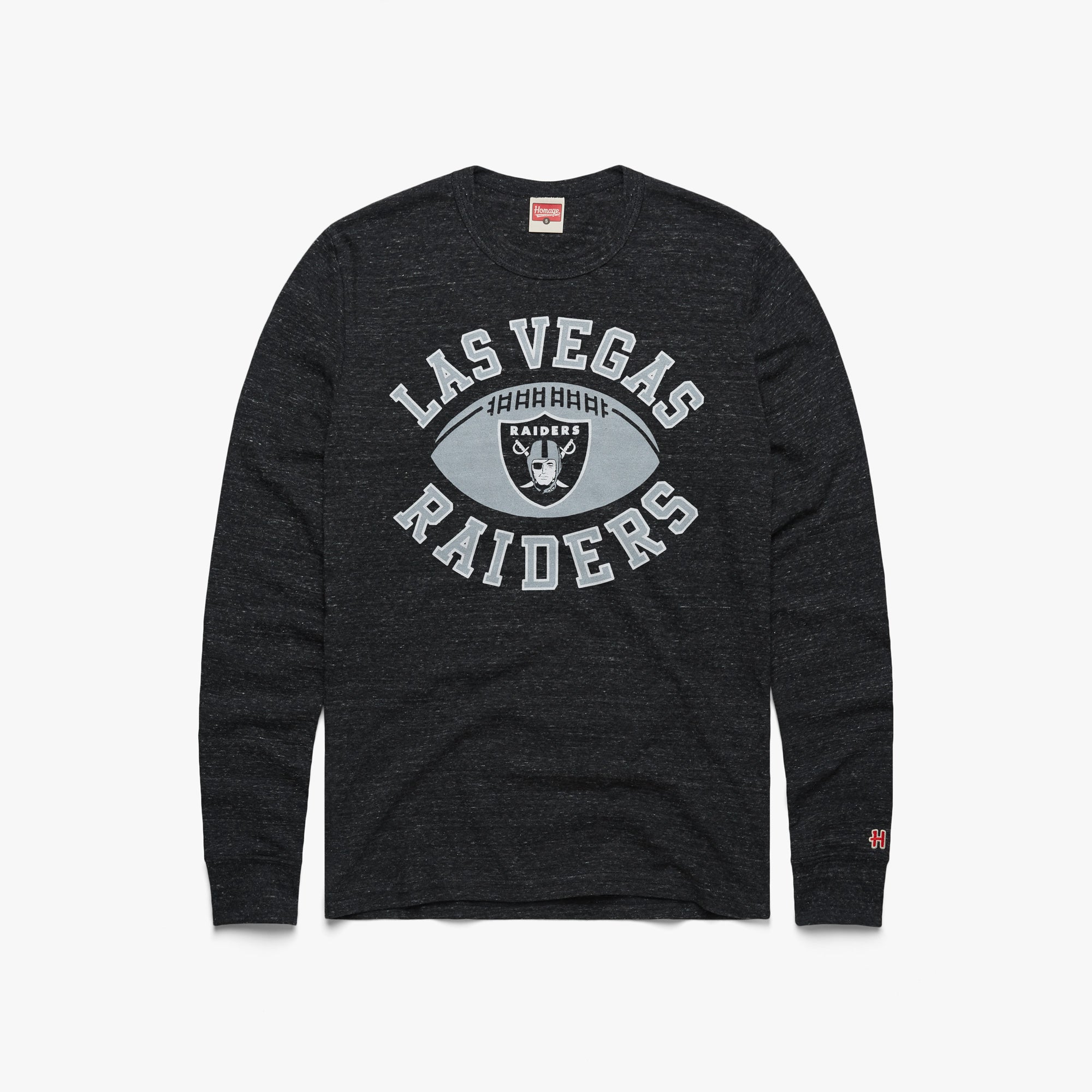 Las Vegas Raiders Pigskin Long Sleeve Tee Clearance Cheapest Pice