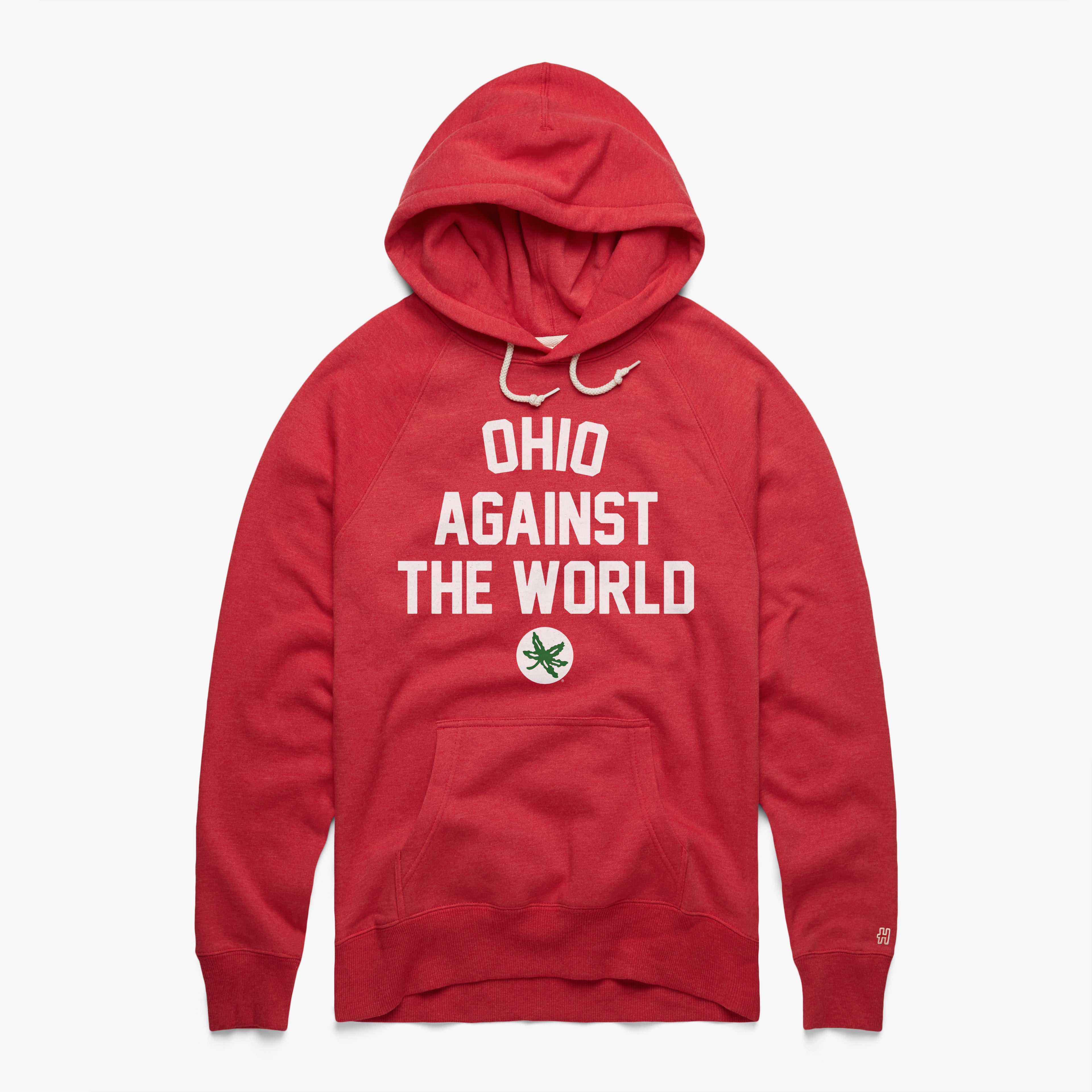 Ohio Against The World x Ohio State Buckeye Leaf Hoodie 2025 Cheap Online