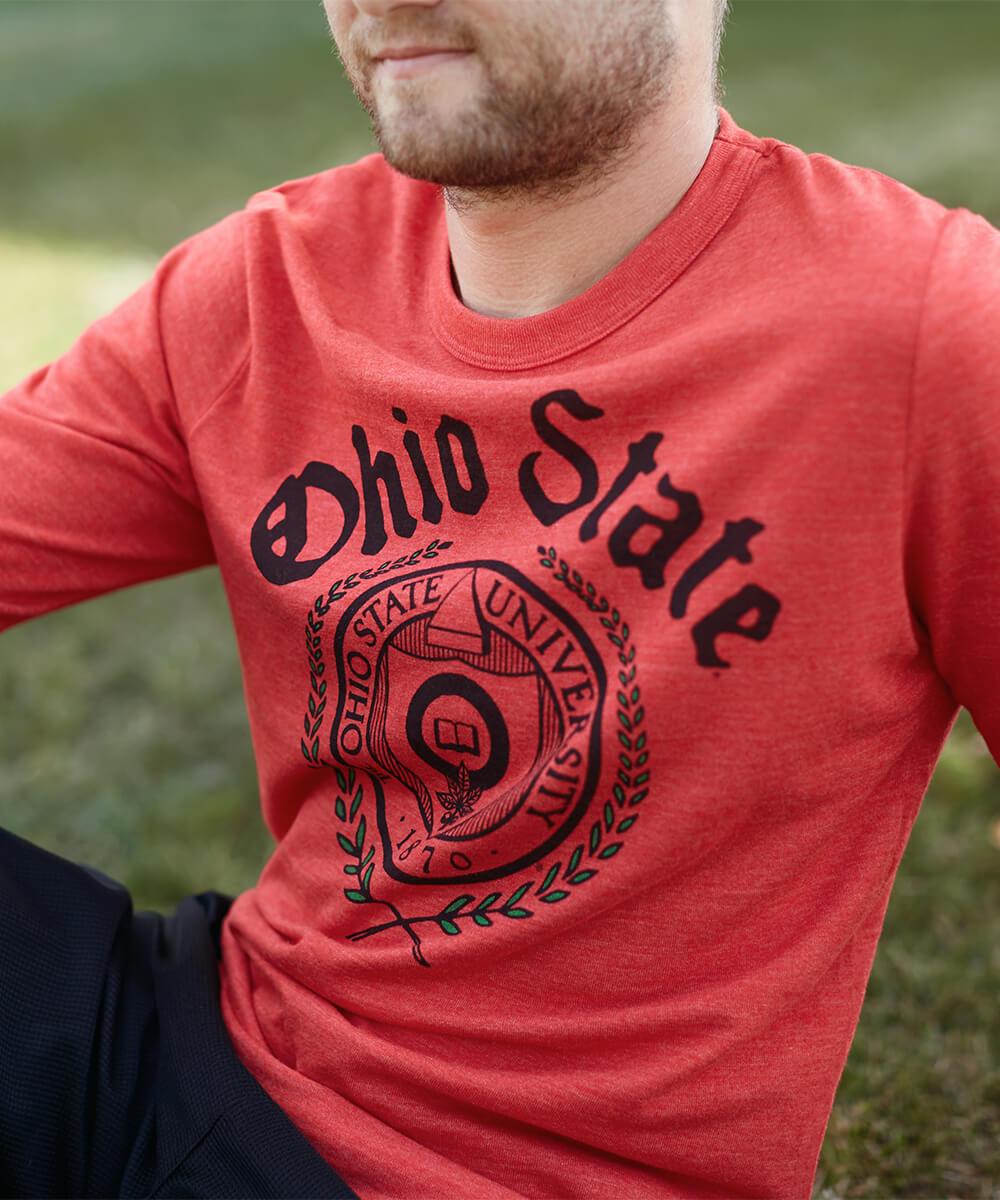 Ohio State Old English Seal Long Sleeve Tee Buy Cheap Perfect