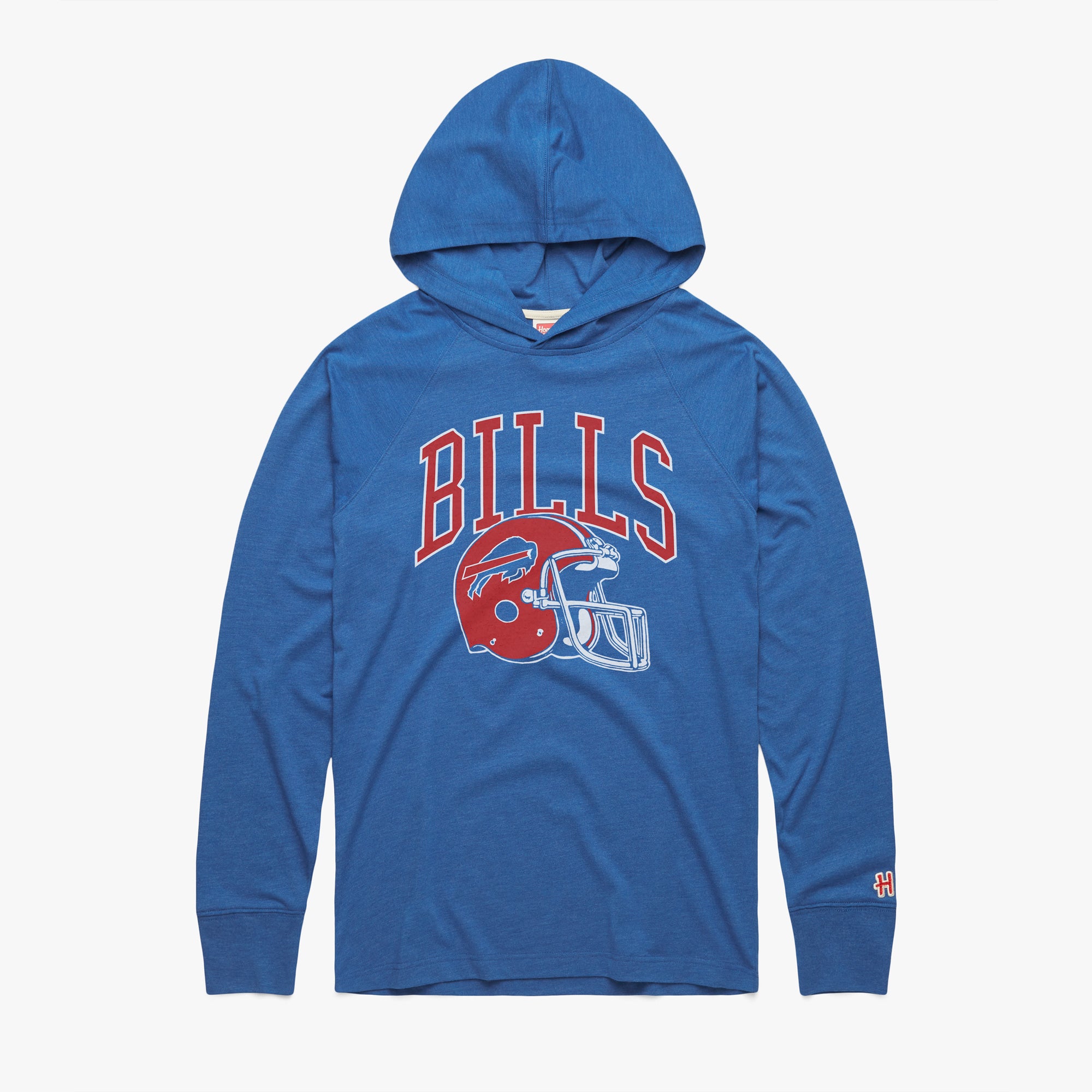 Buffalo Bills Helmet Retro Lightweight Hoodie Factory Outlet Cheap Online