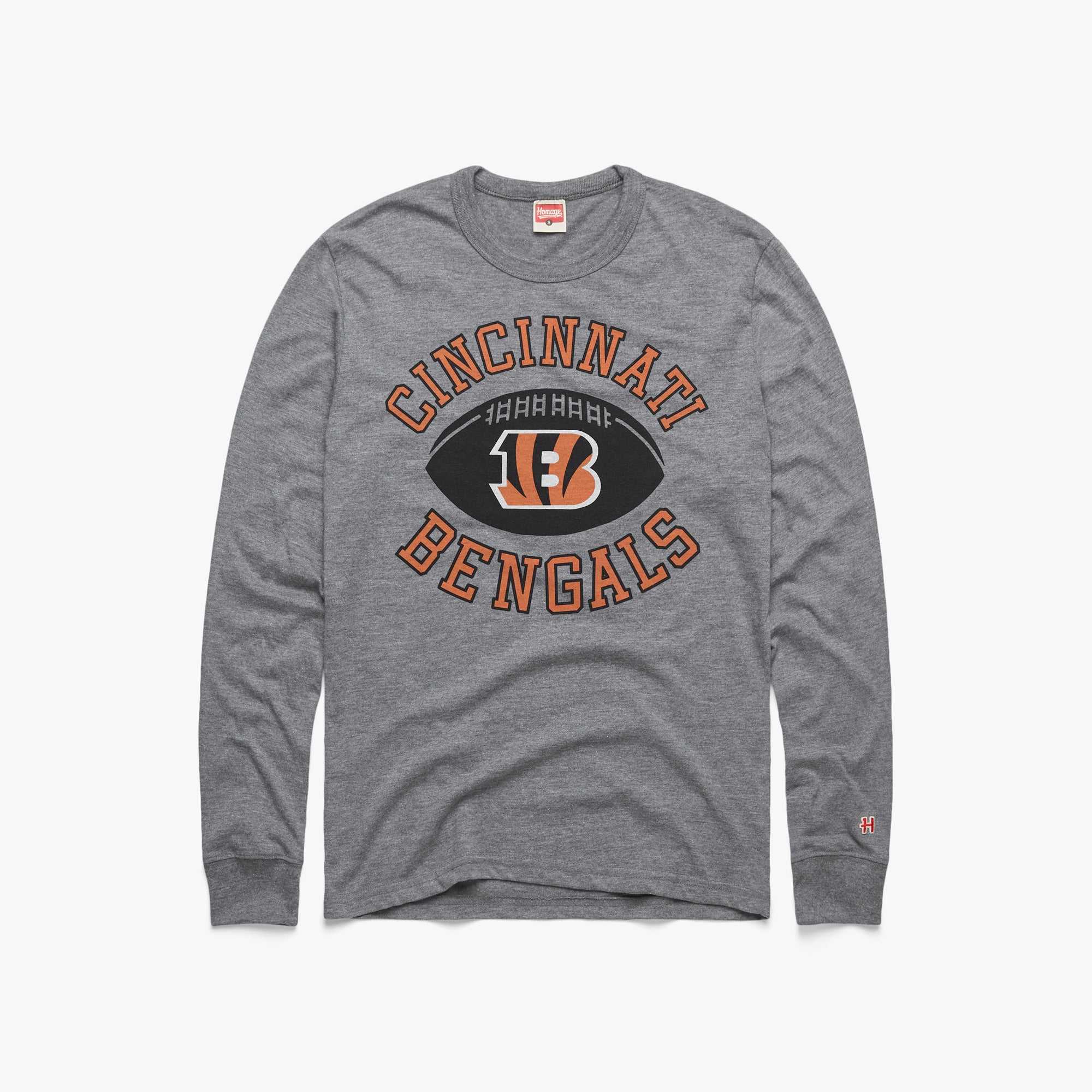 Cincinnati Bengals Pigskin Long Sleeve Tee Many Kinds Of Online