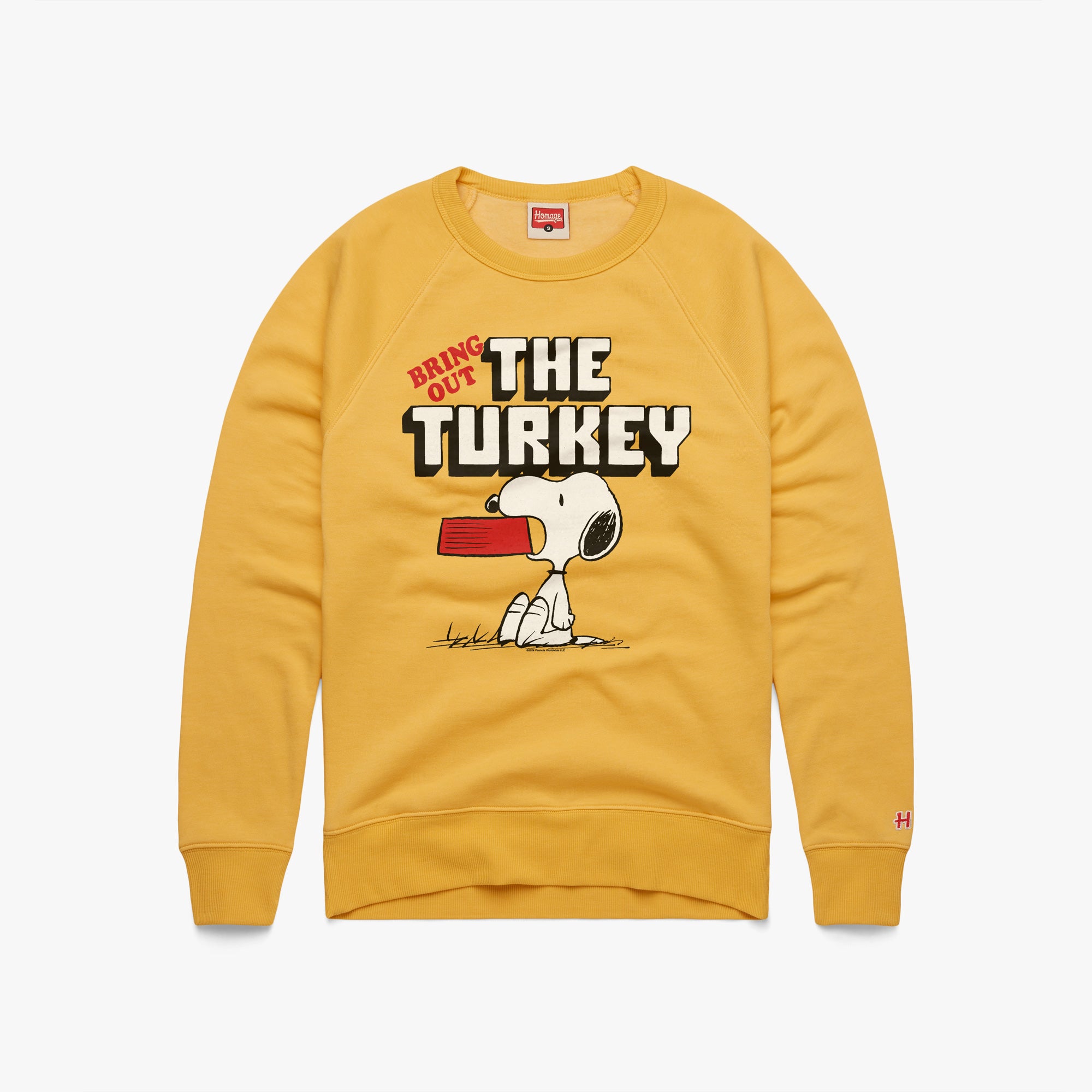 Peanuts Snoopy Bring Out The Turkey Crewneck Free Shipping Outlet Locations