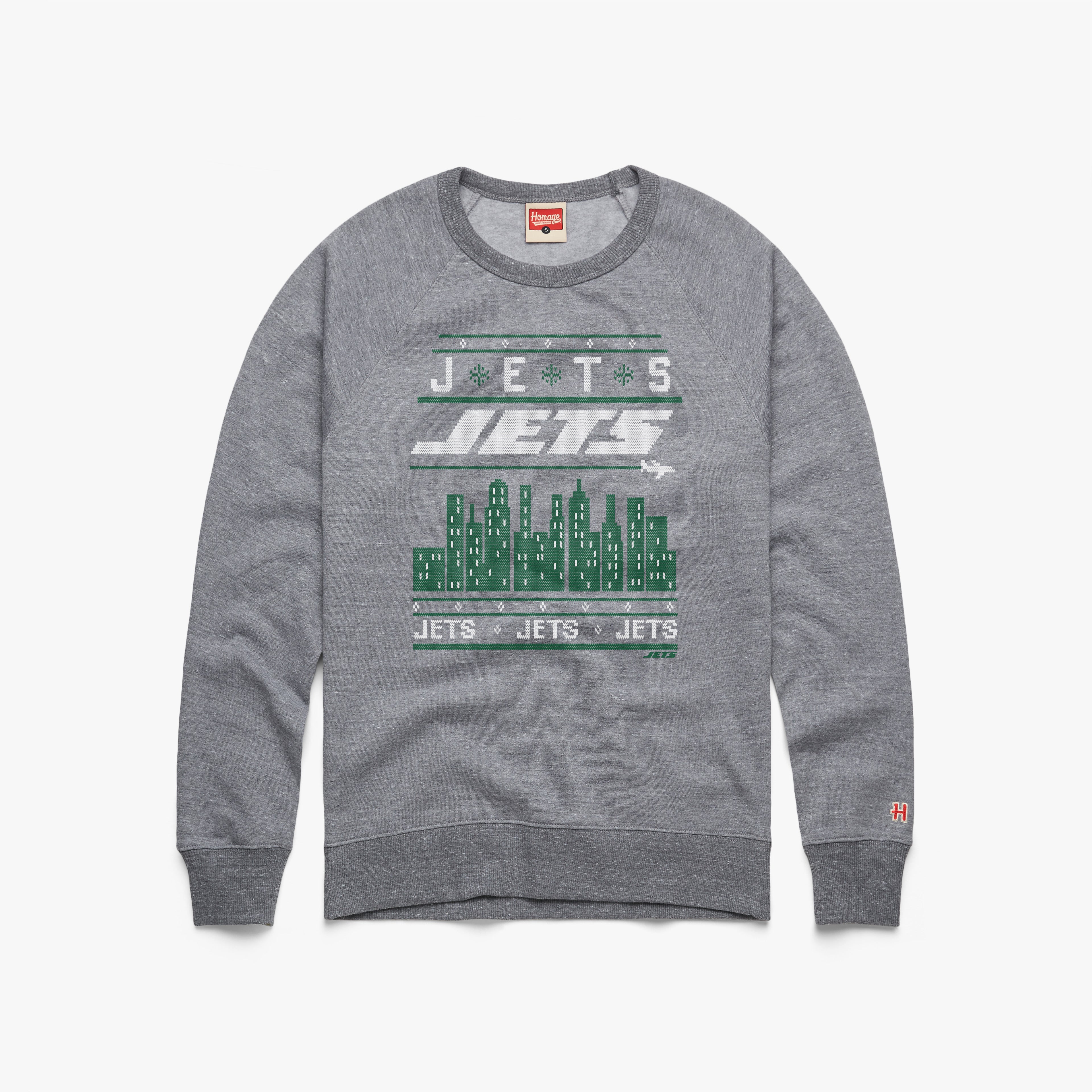 New York Jets Holiday Crewneck Cost Online