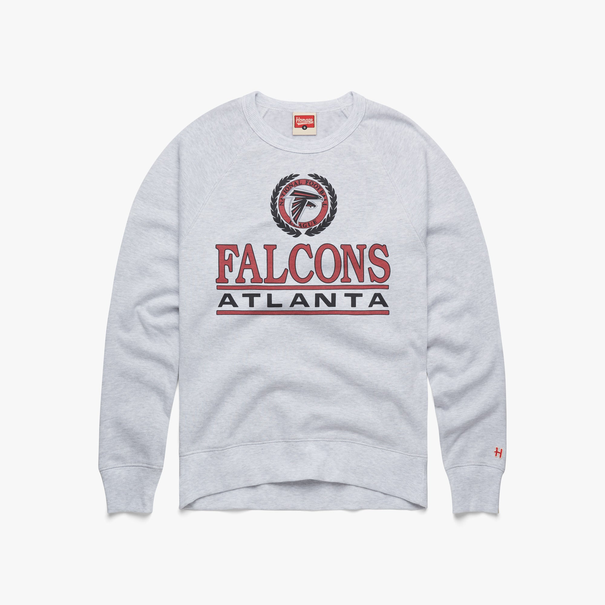 Atlanta Falcons Crest Crewneck Clearance Largest Supplier