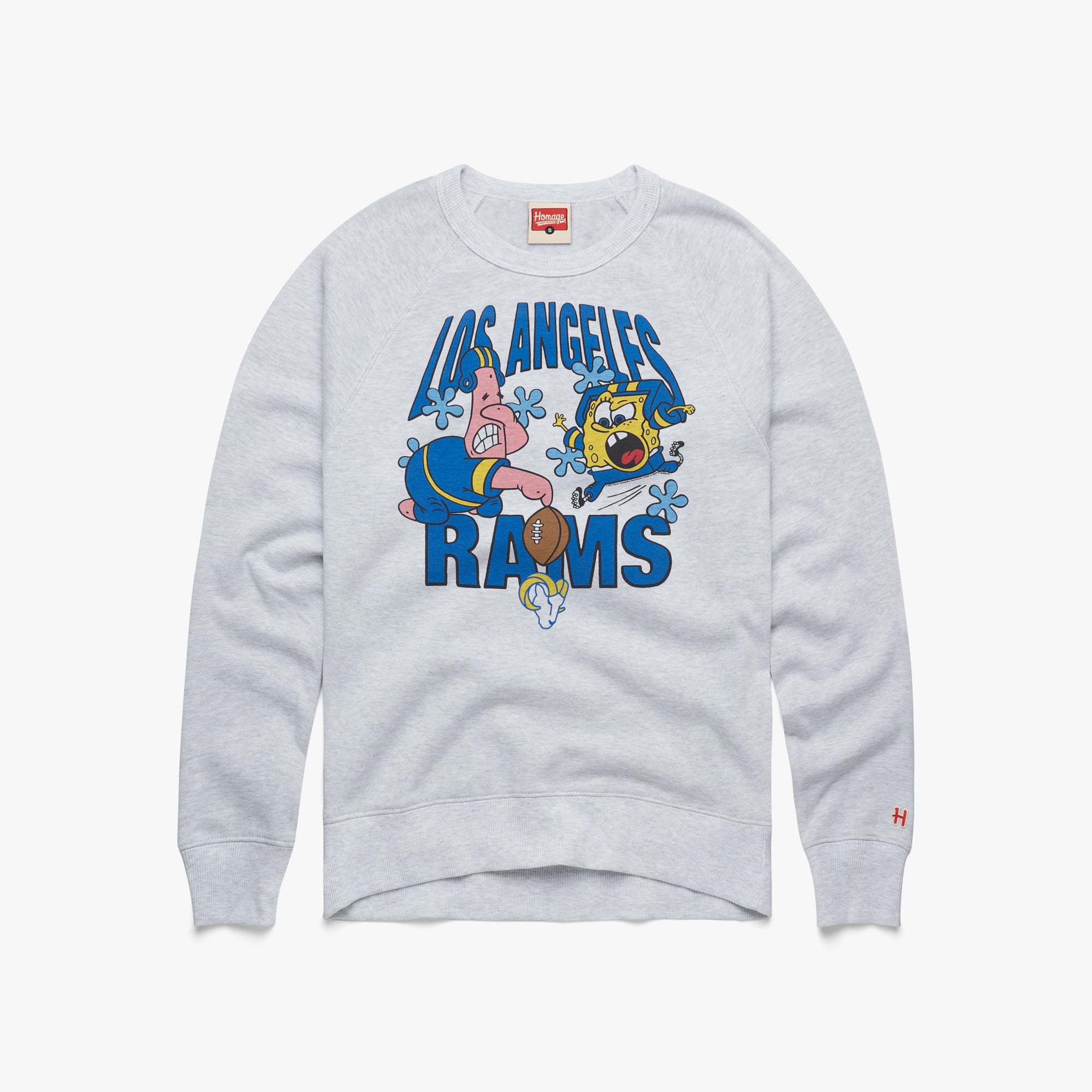 SpongeBob And Patrick X LA Rams Crewneck Pay With Visa Sale Online