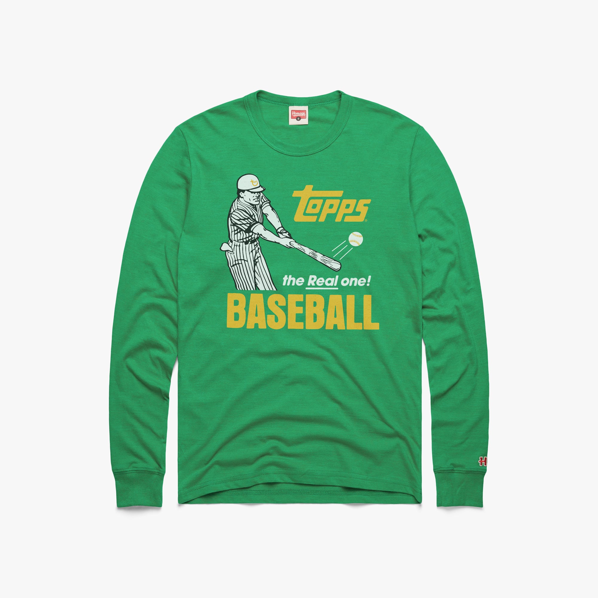 Topps Baseball Home Run Long Sleeve Tee Sale Recommend