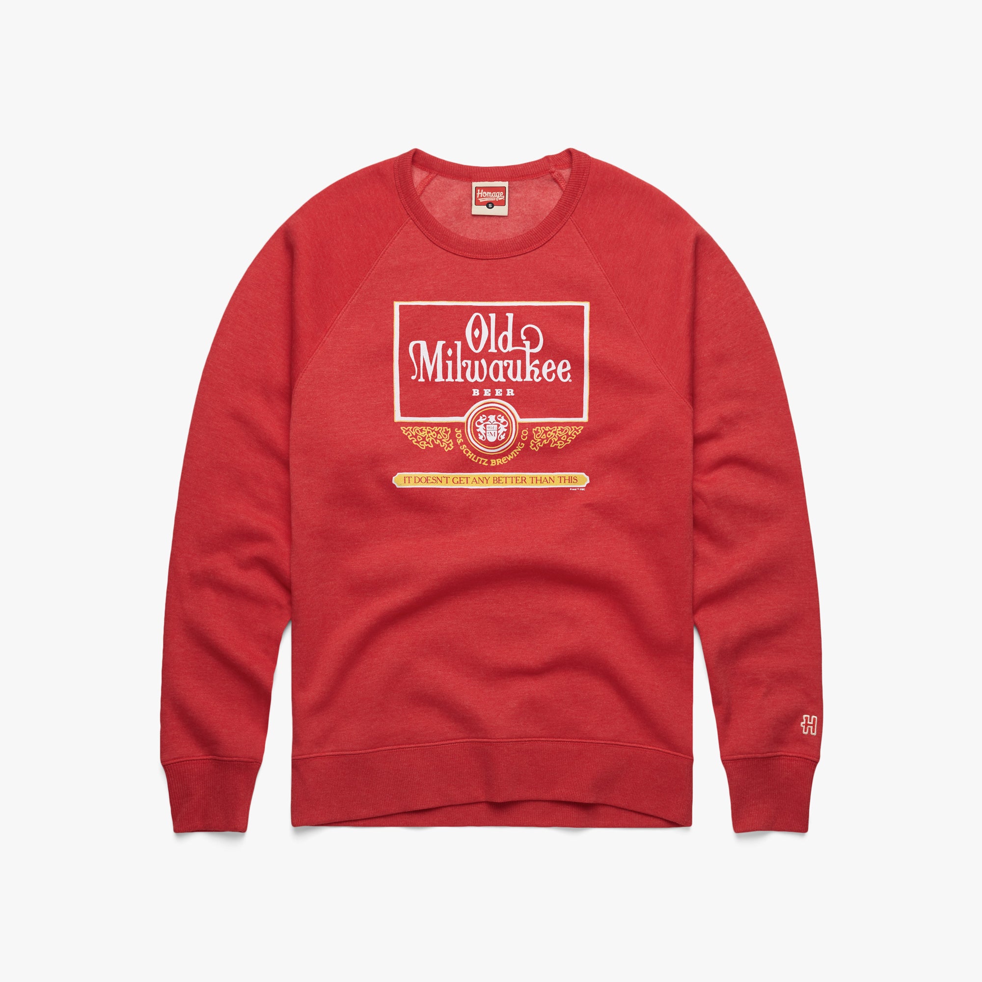 Old Milwaukee Beer Crewneck Sale Fake