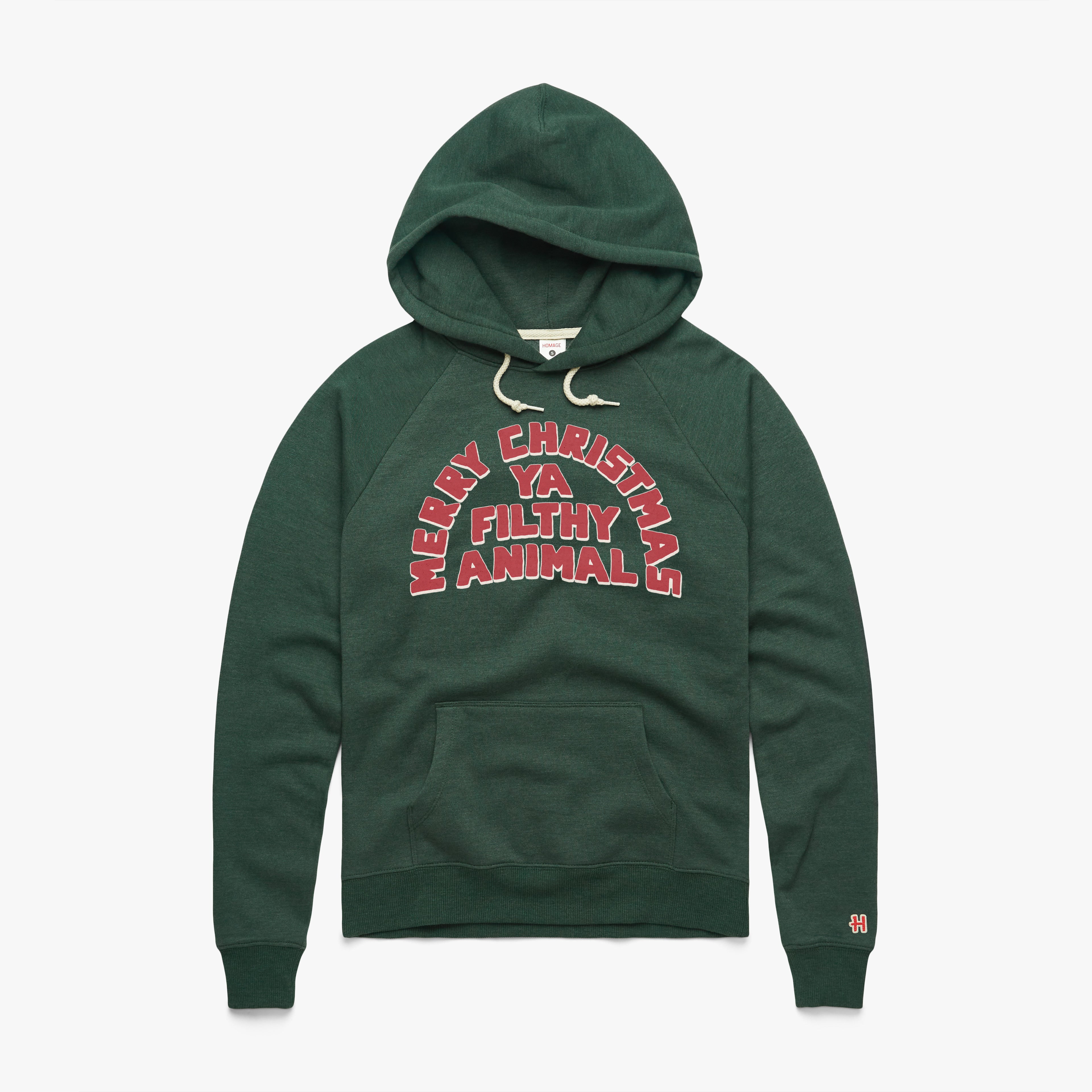 Women's Merry Christmas Ya Filthy Animal Hoodie Get To Buy For Sale