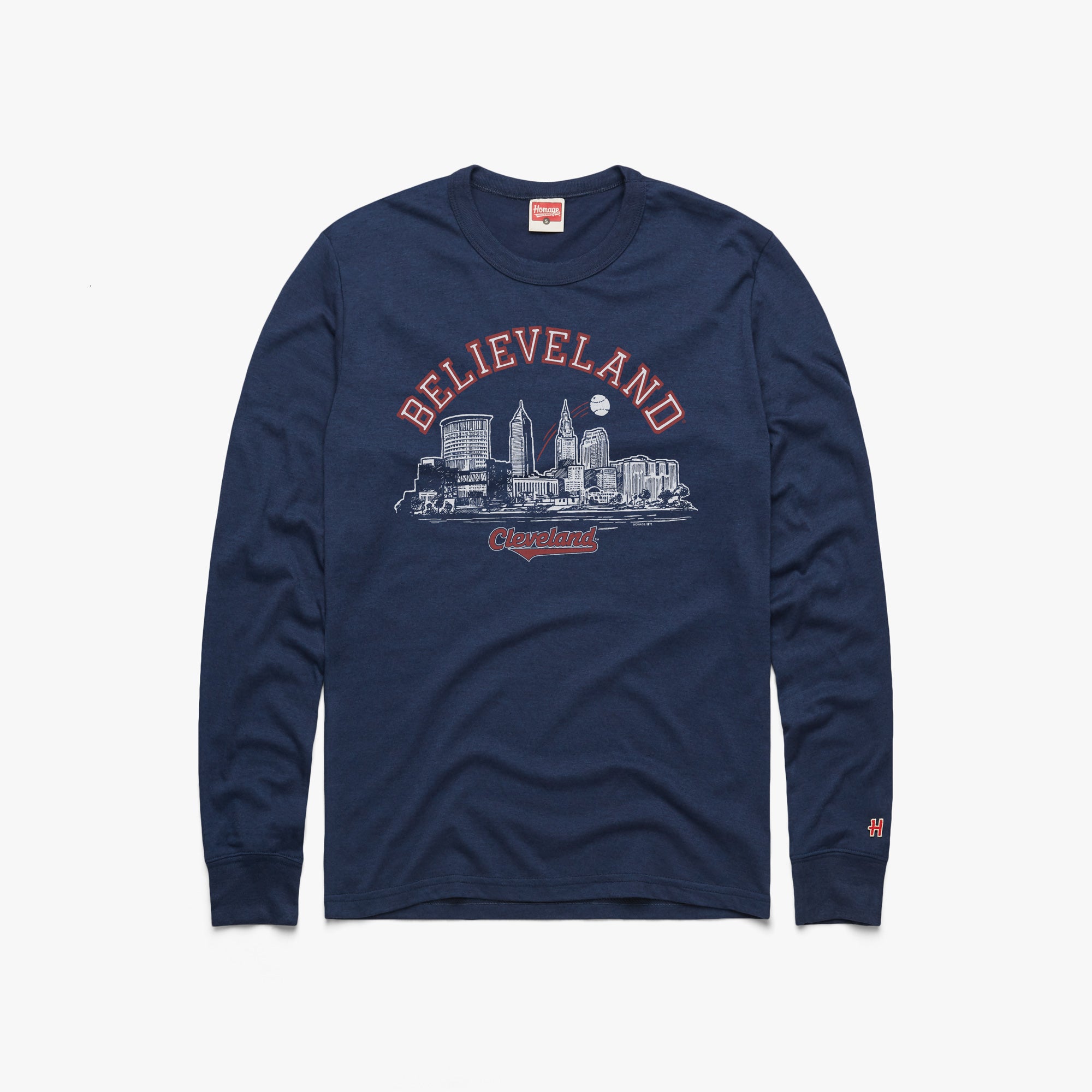 Believeland Cleveland Baseball Long Sleeve Tee Cheap Sale Pick A Best