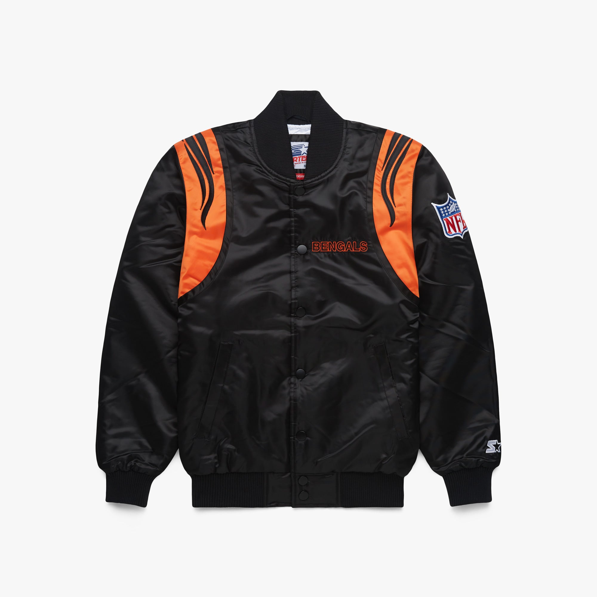 HOMAGE X Starter Bengals Satin Jacket Get Authentic For Sale