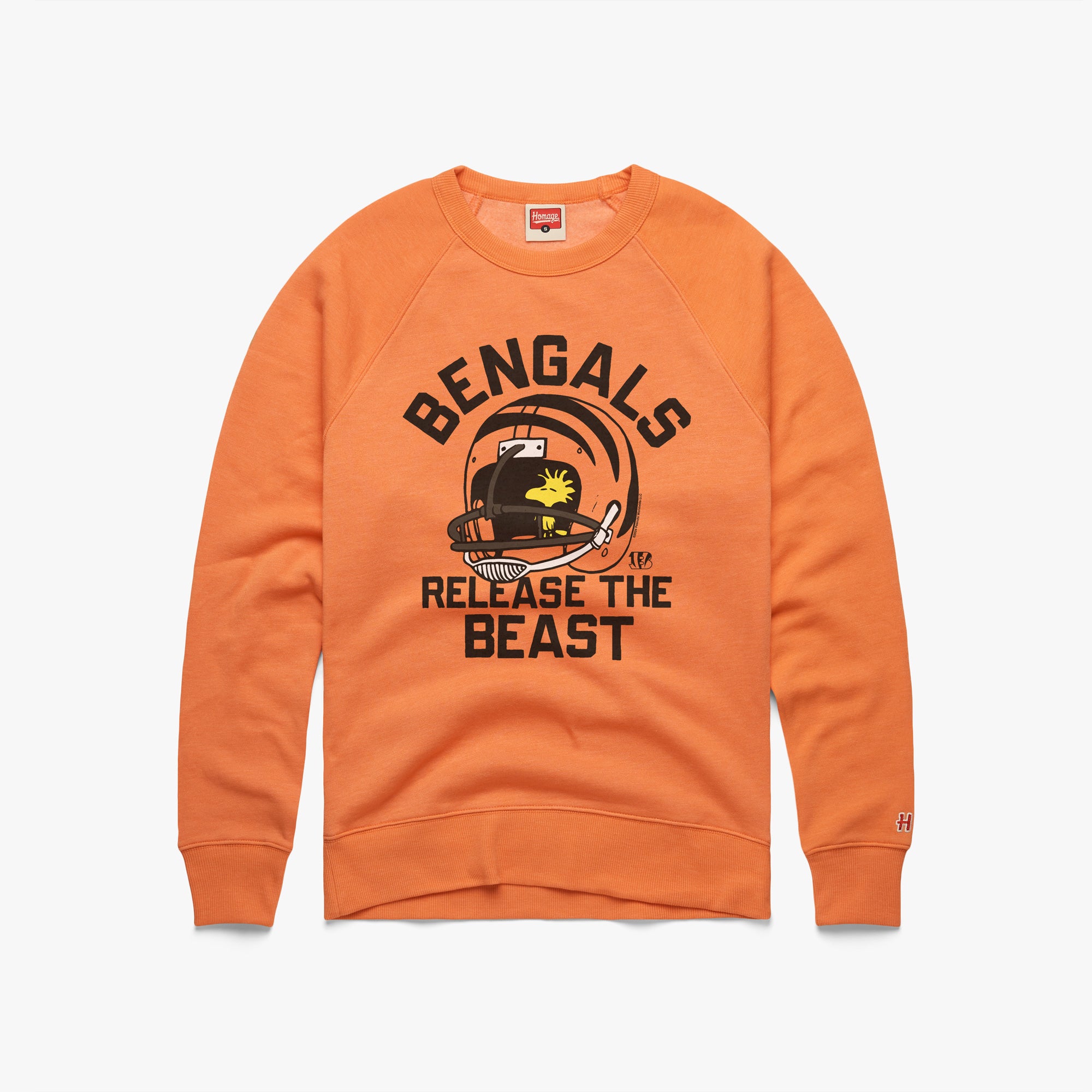 Peanuts x Cincinnati Bengals Release The Beast Crewneck Buy Cheap Get Authentic