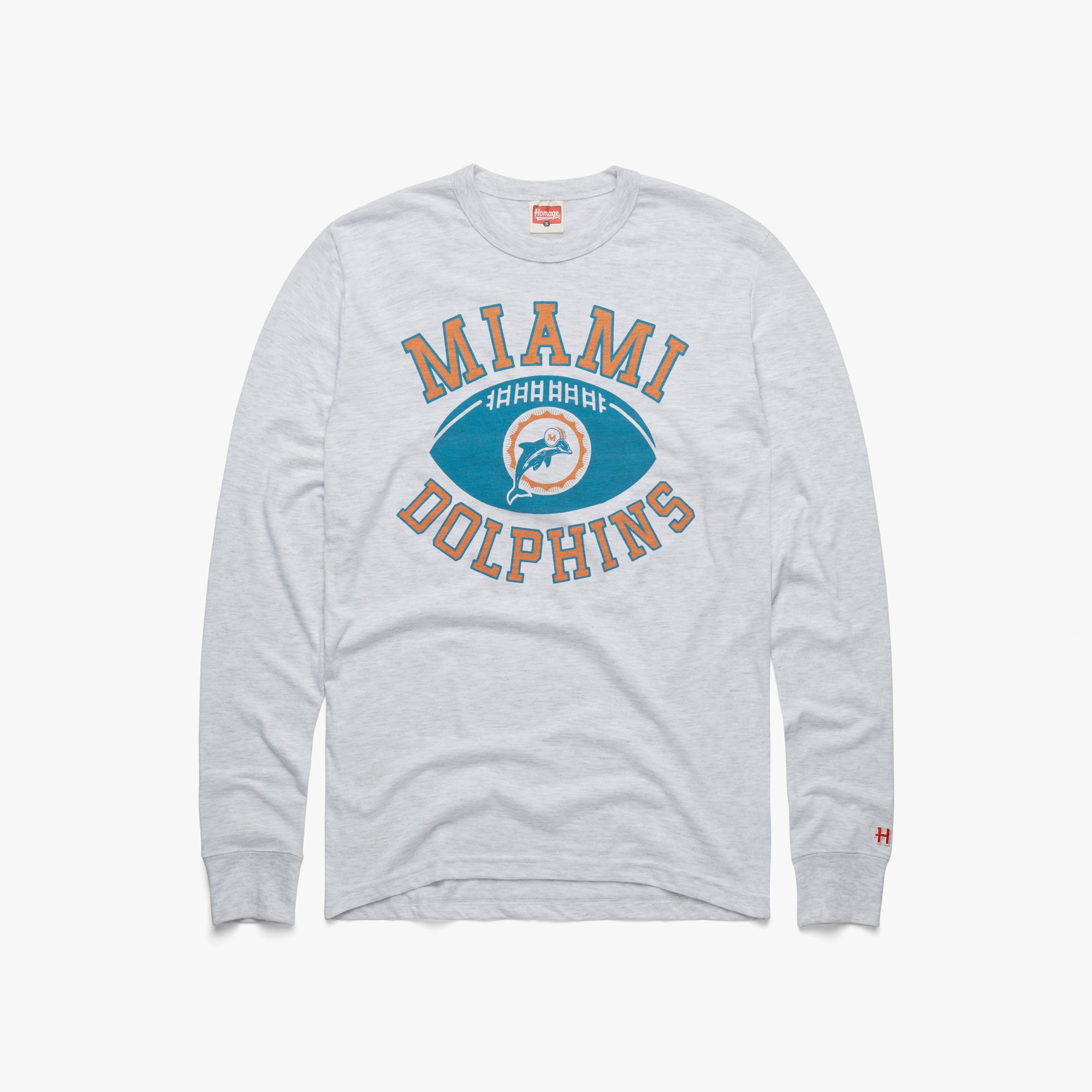 Miami Dolphins Pigskin Long Sleeve Tee Outlet Finishline