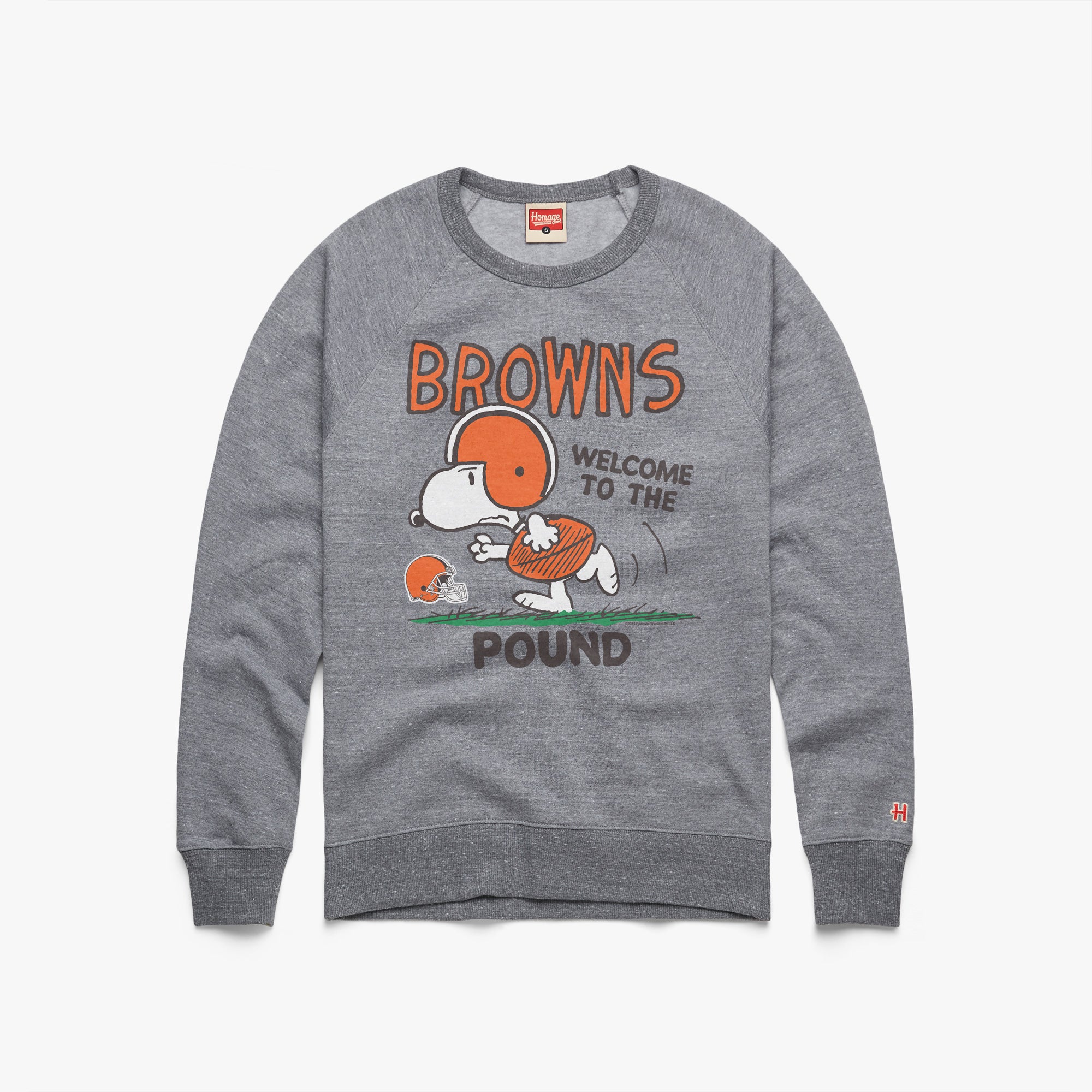 Peanuts x Cleveland Browns Welcome To The Pound Crewneck Buy Cheap Big Discount