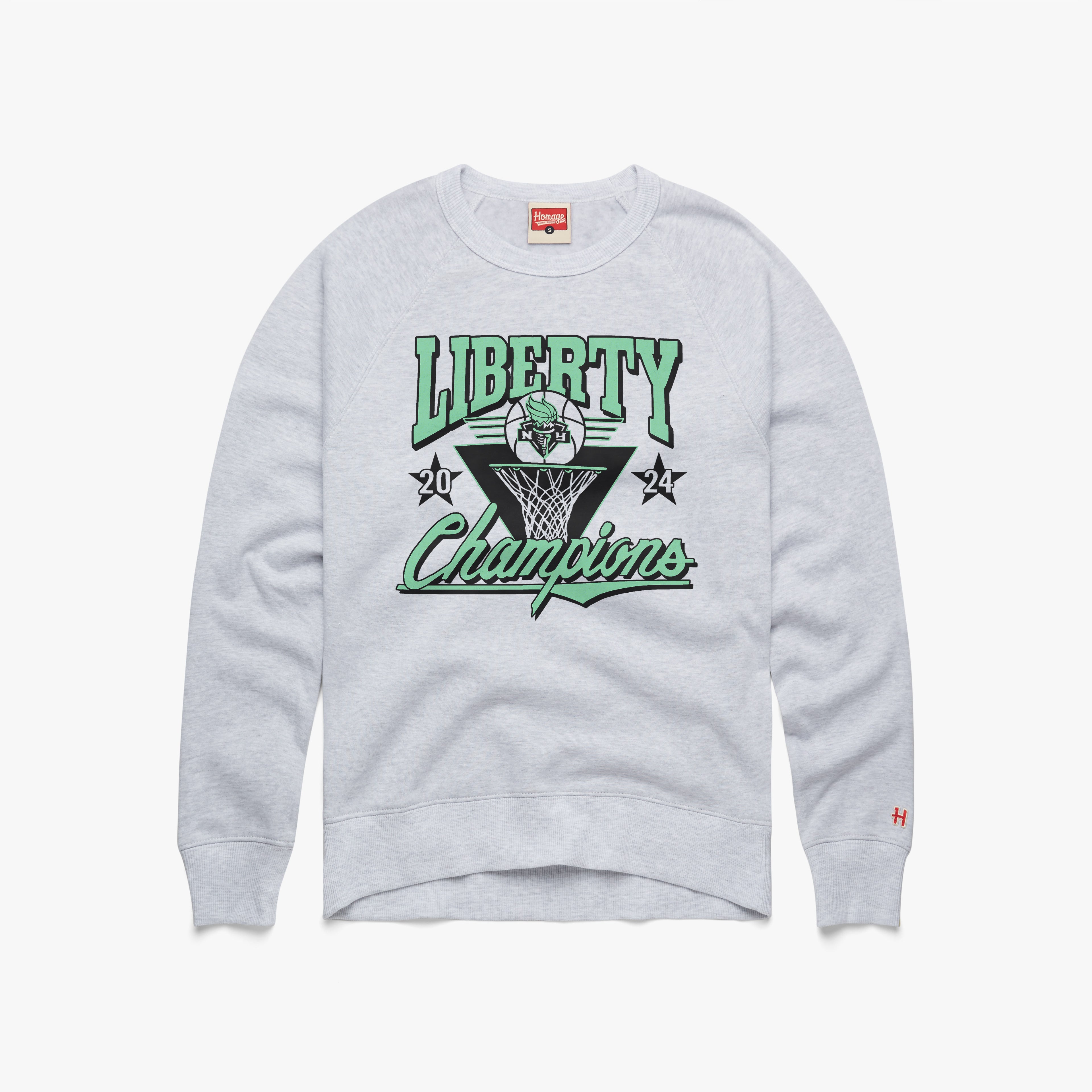 2024 WNBA Champs New York Liberty Crewneck In China Sale Online