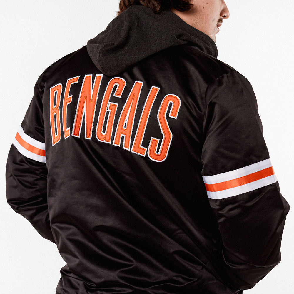 HOMAGE X Starter Bengals Heavyweight Satin Jacket Geniue Stockist