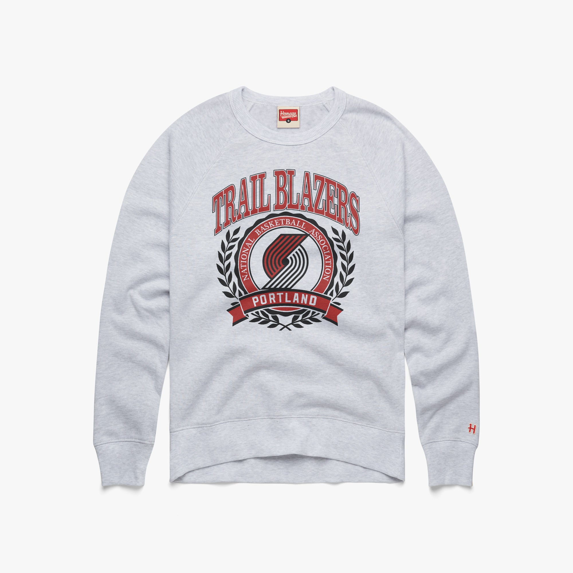 Portland Trail Blazers Crest Crewneck Discount Supply