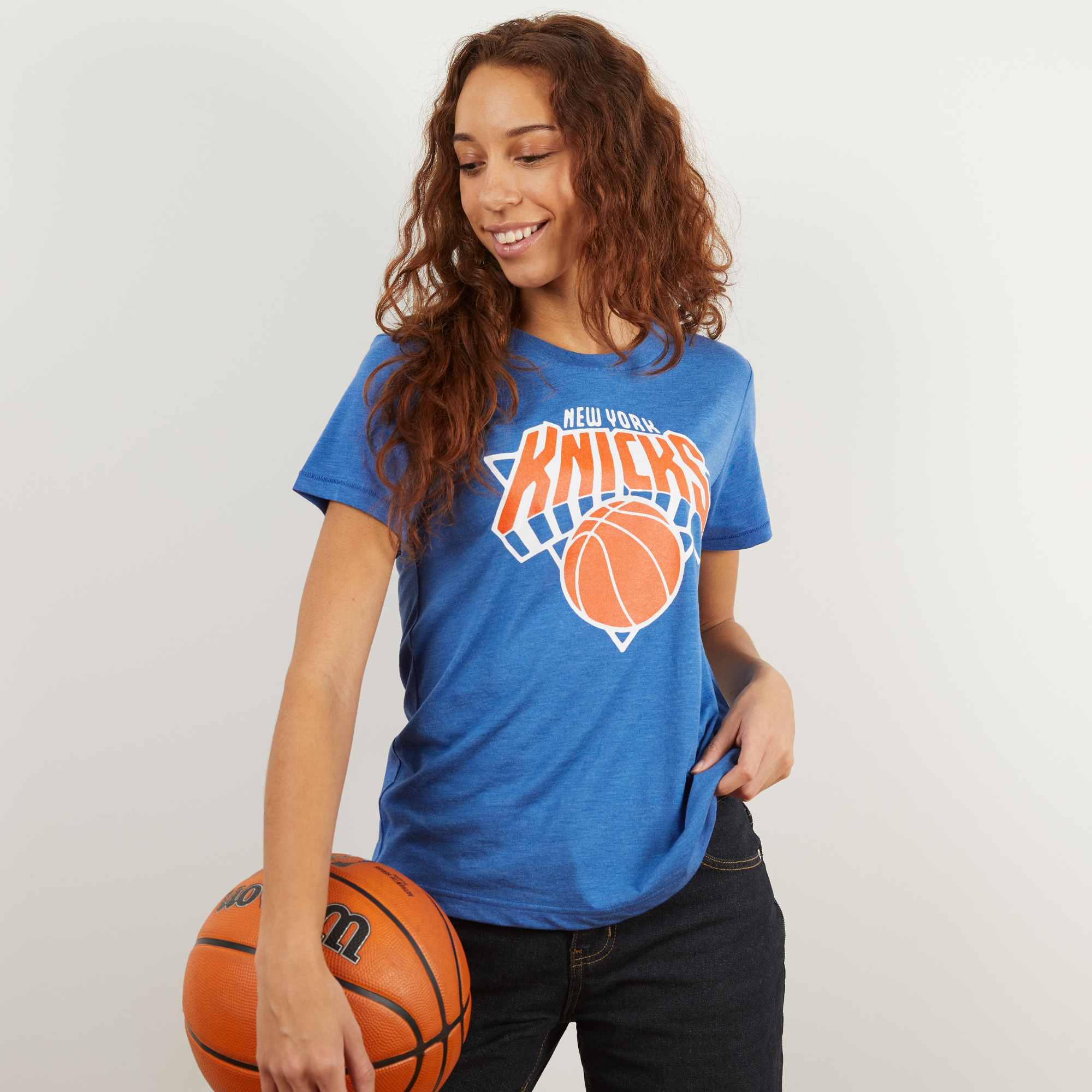 Women's New York Knicks Logo Clearance Good Selling