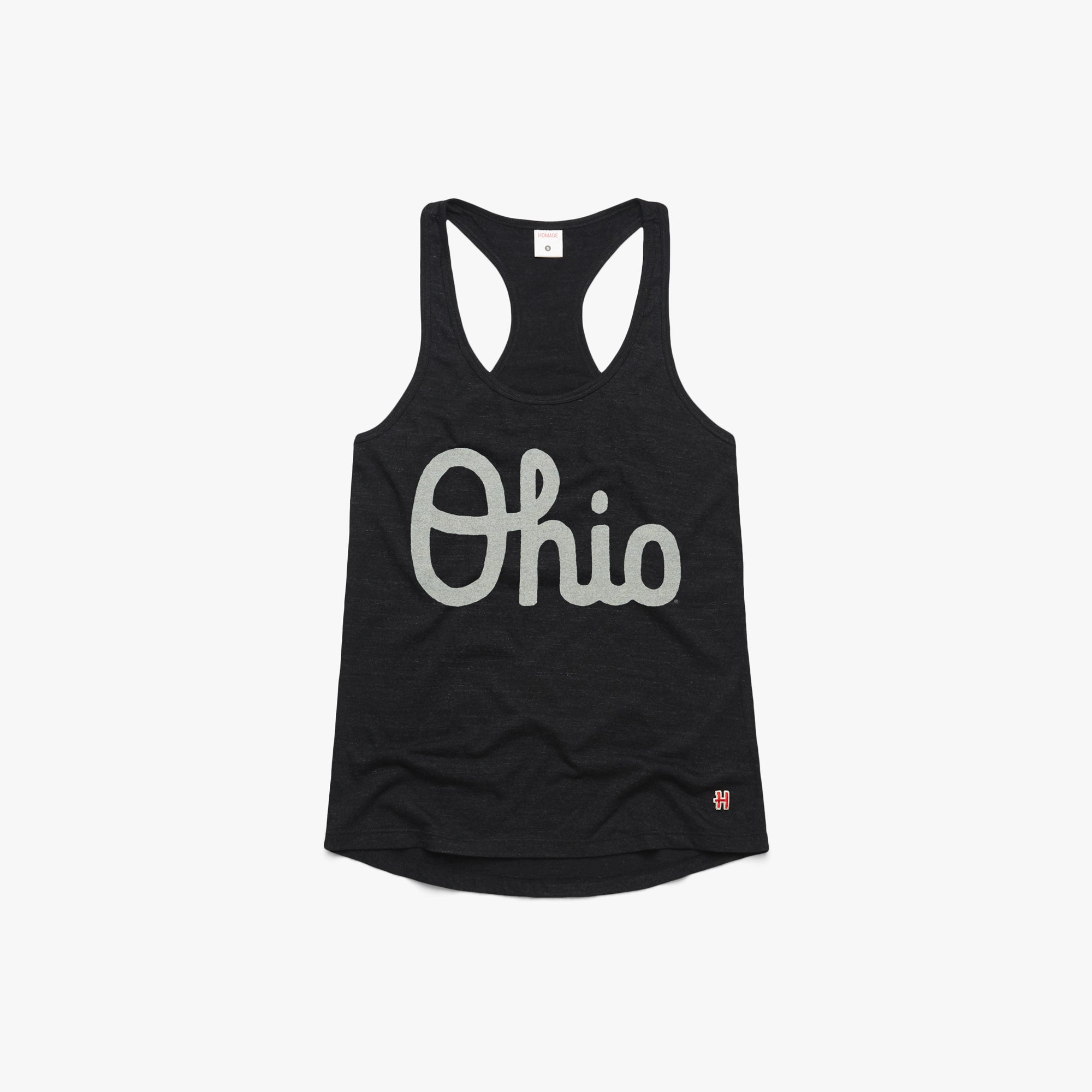 Women's Script Ohio Racerback Under 70 Dollars