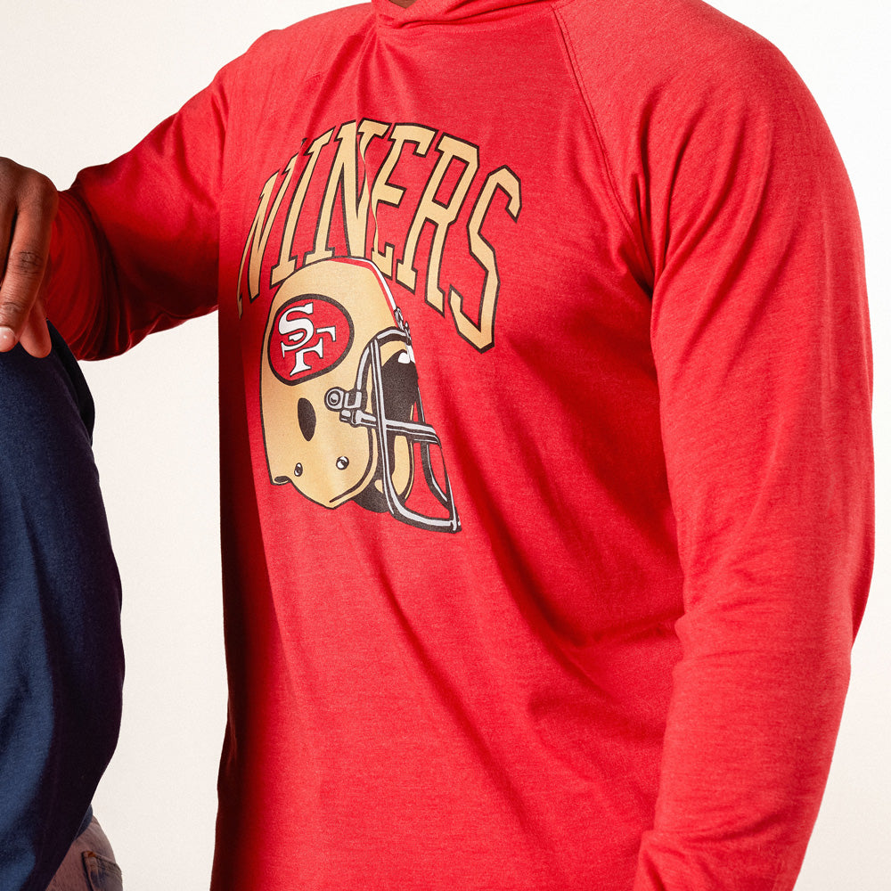 San Francisco 49ers Helmet Retro Lightweight Hoodie Browse Cheap Pice