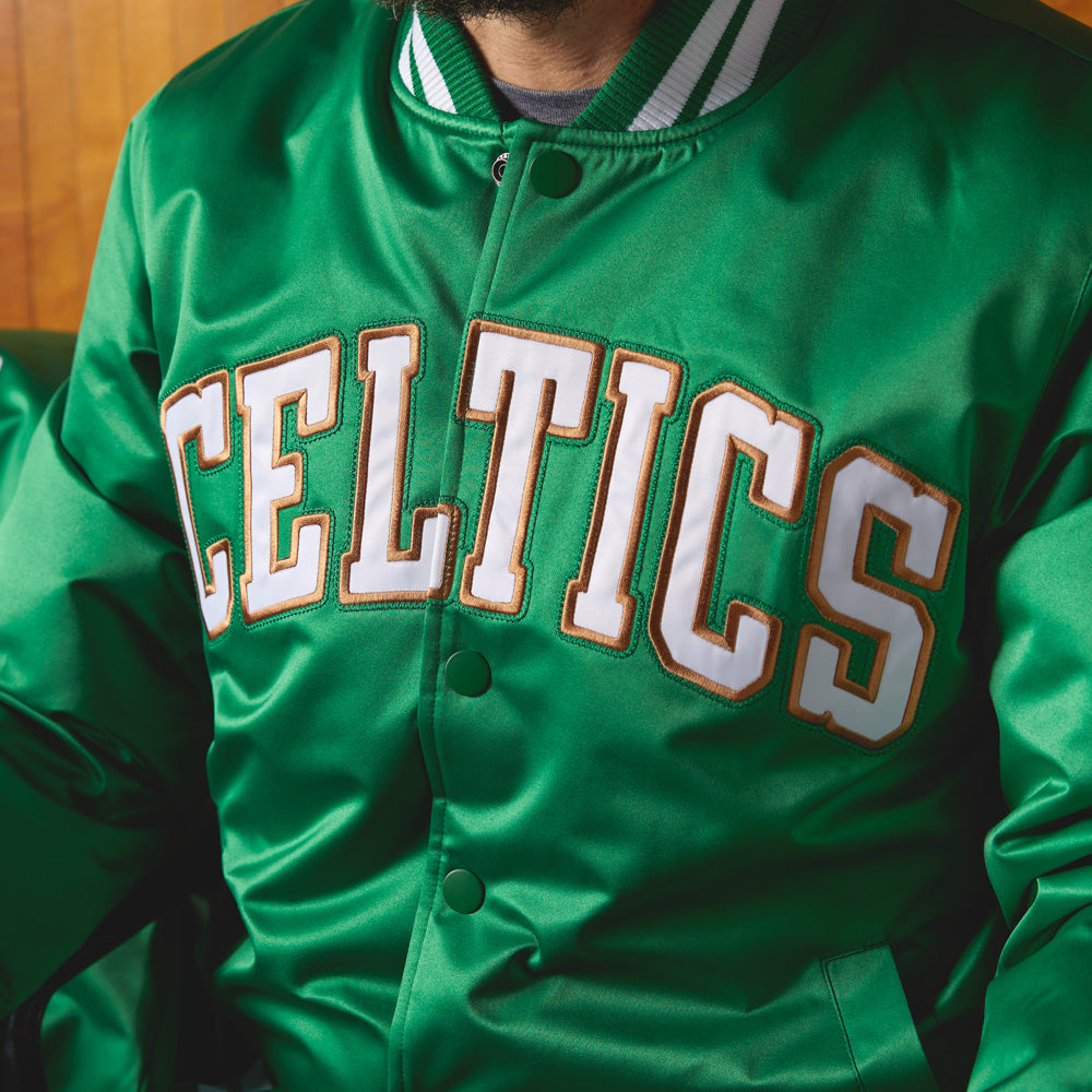 HOMAGE X Starter Celtics Heavyweight Satin Jacket For Cheap