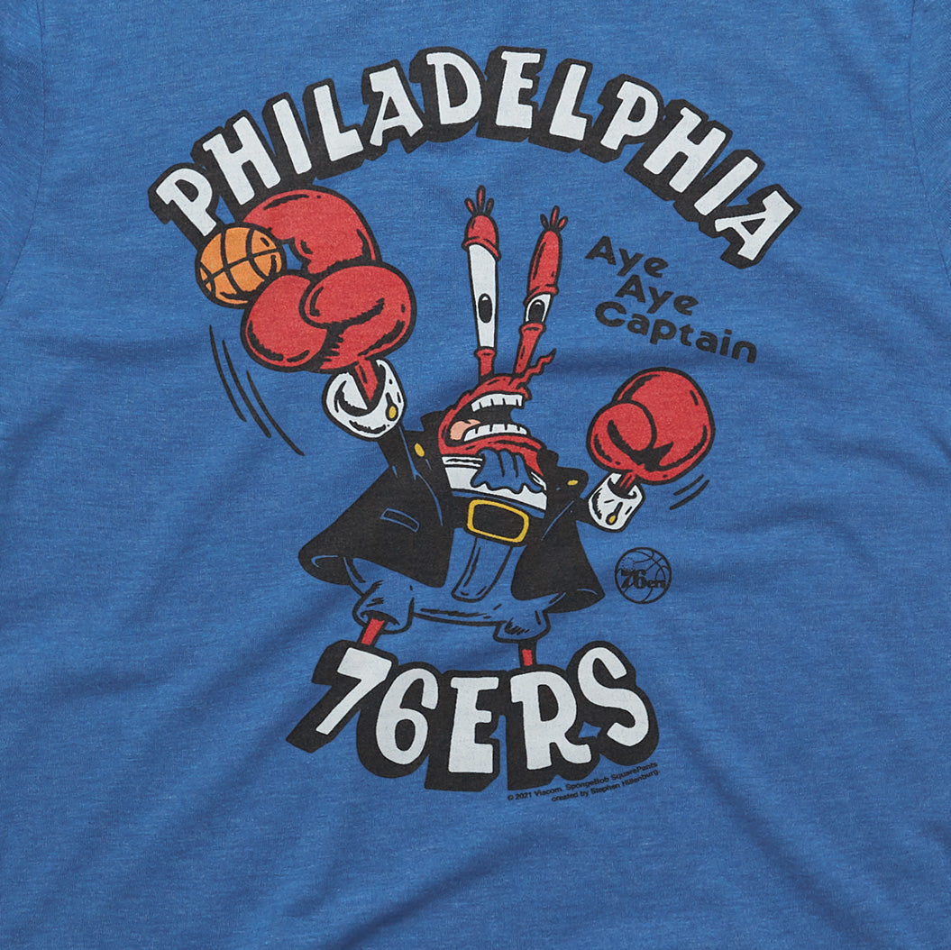 SpongeBob Mr. Krabs X Philadelphia 76ers Outlet Fashion Style