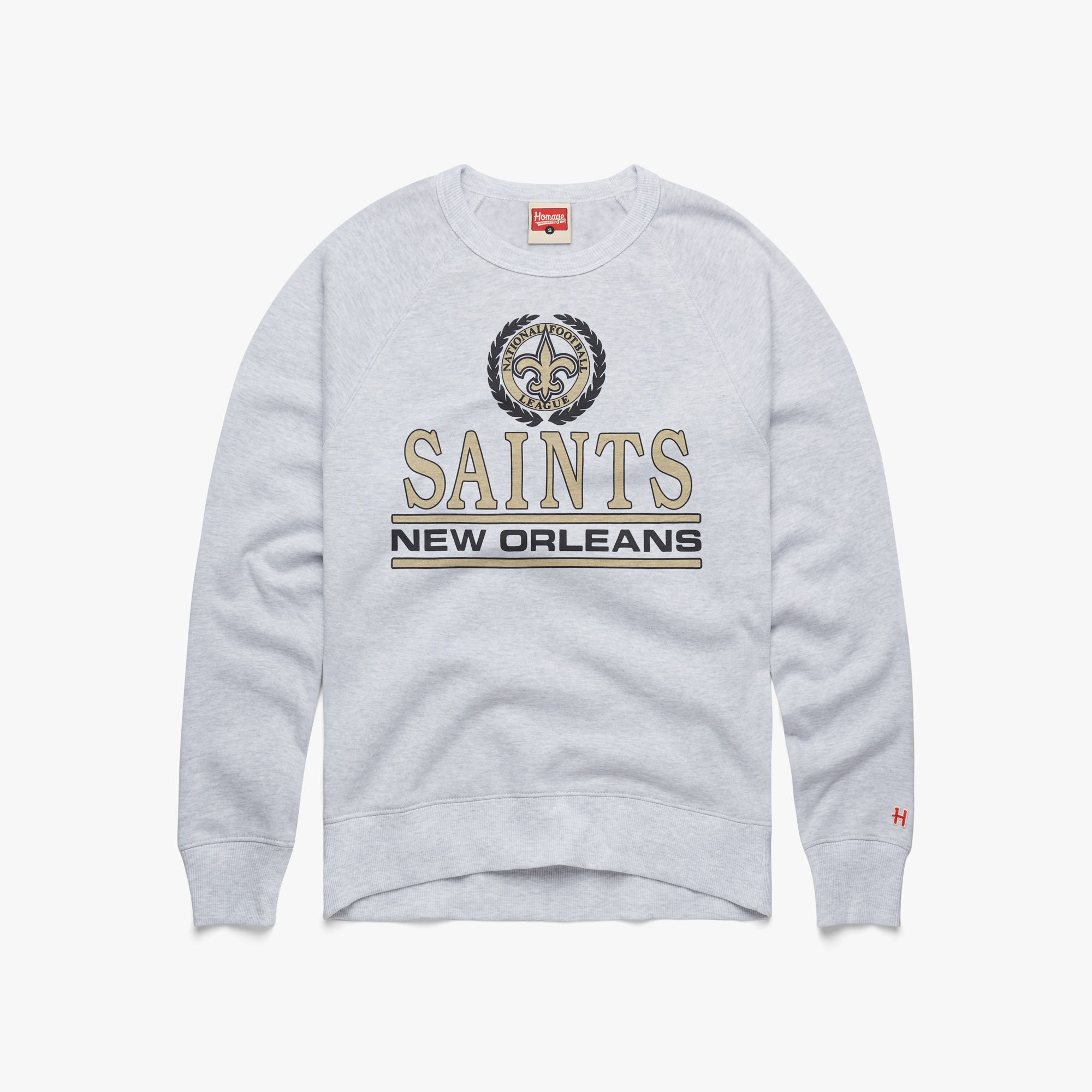 New Orleans Saints Crest Crewneck Free Shipping Low Cost