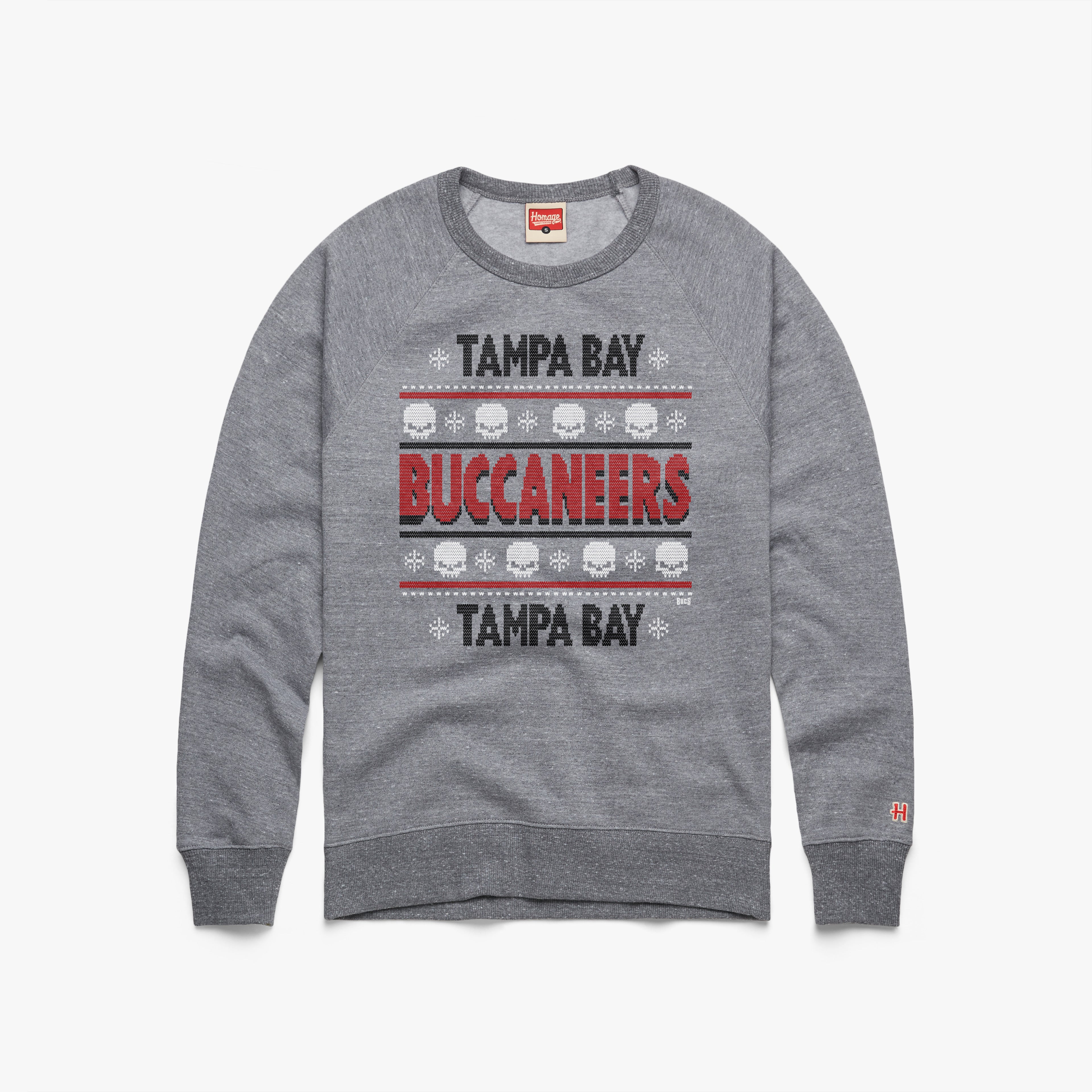 Tampa Bay Buccaneers Holiday Crewneck Cheap Fake