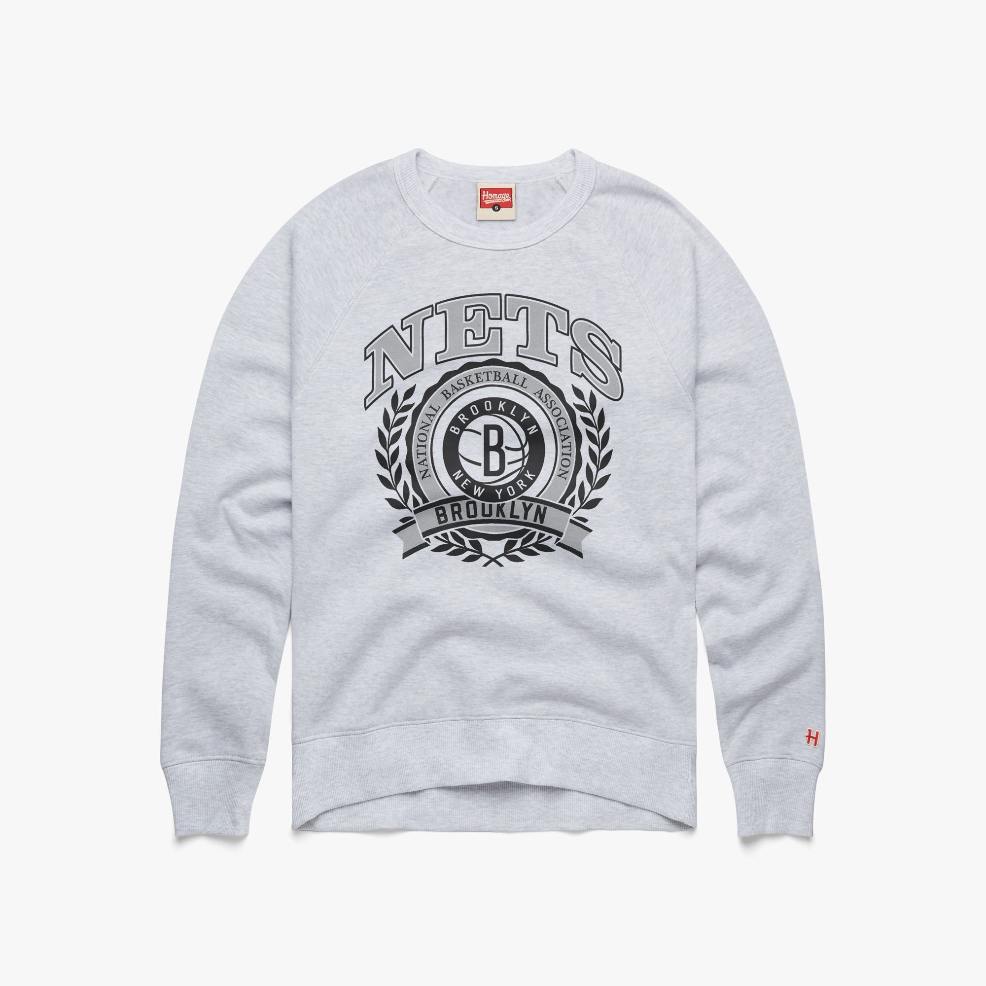 Brooklyn Nets Crest Crewneck Countdown Package Cheap Pice