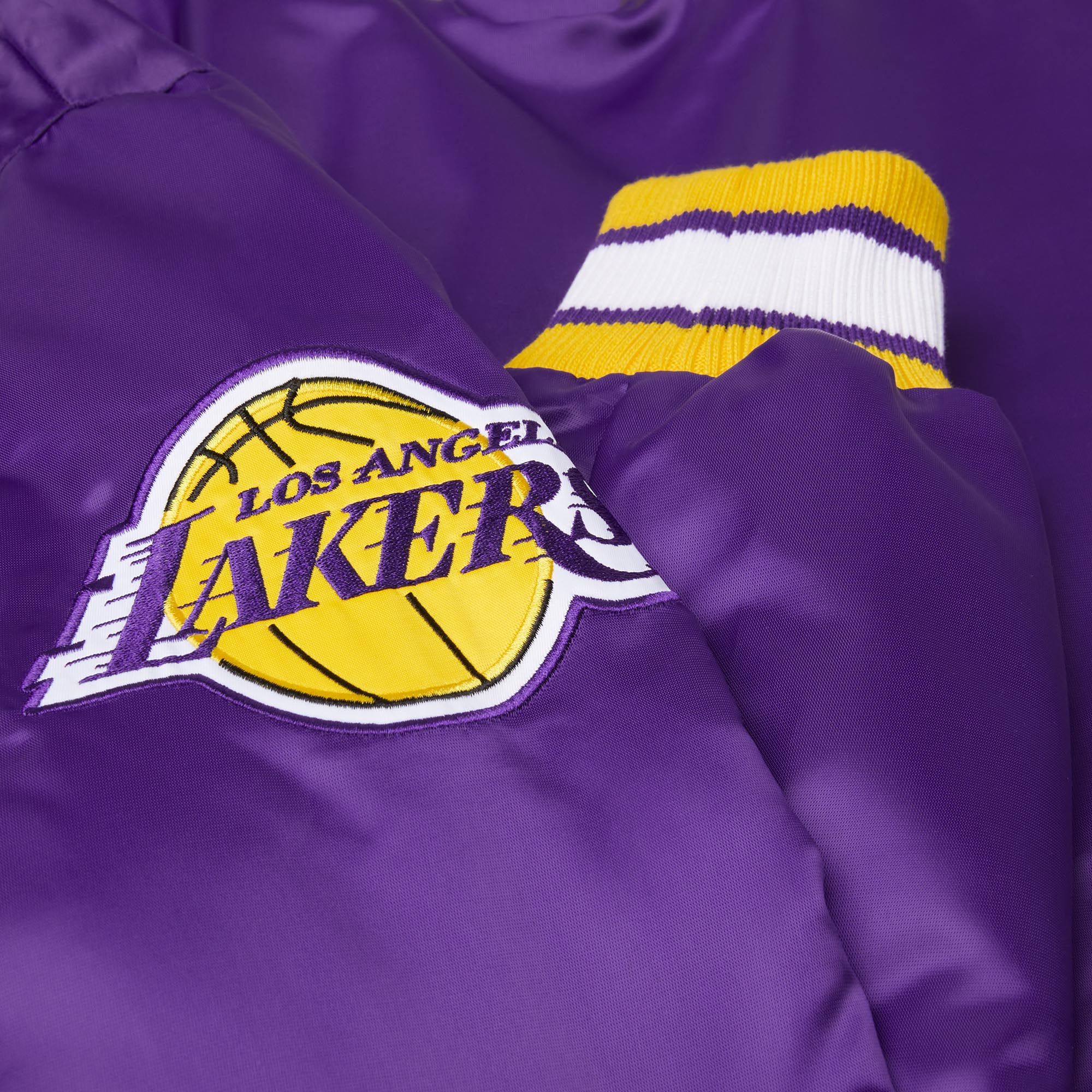 HOMAGE x Starter Lakers Satin Jacket Cheap Factory Outlet