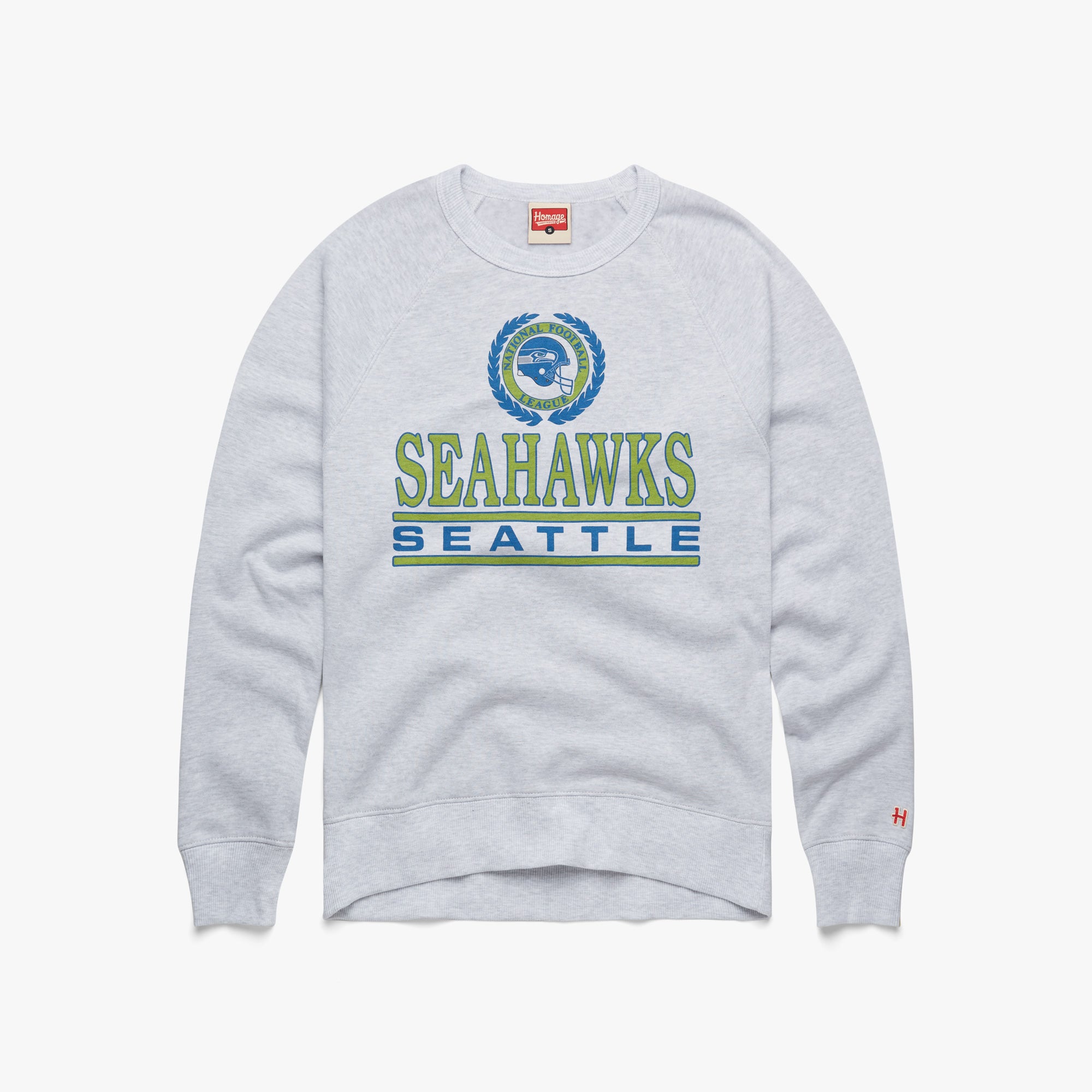 Seattle Seahawks Crest Crewneck Authentic For Sale