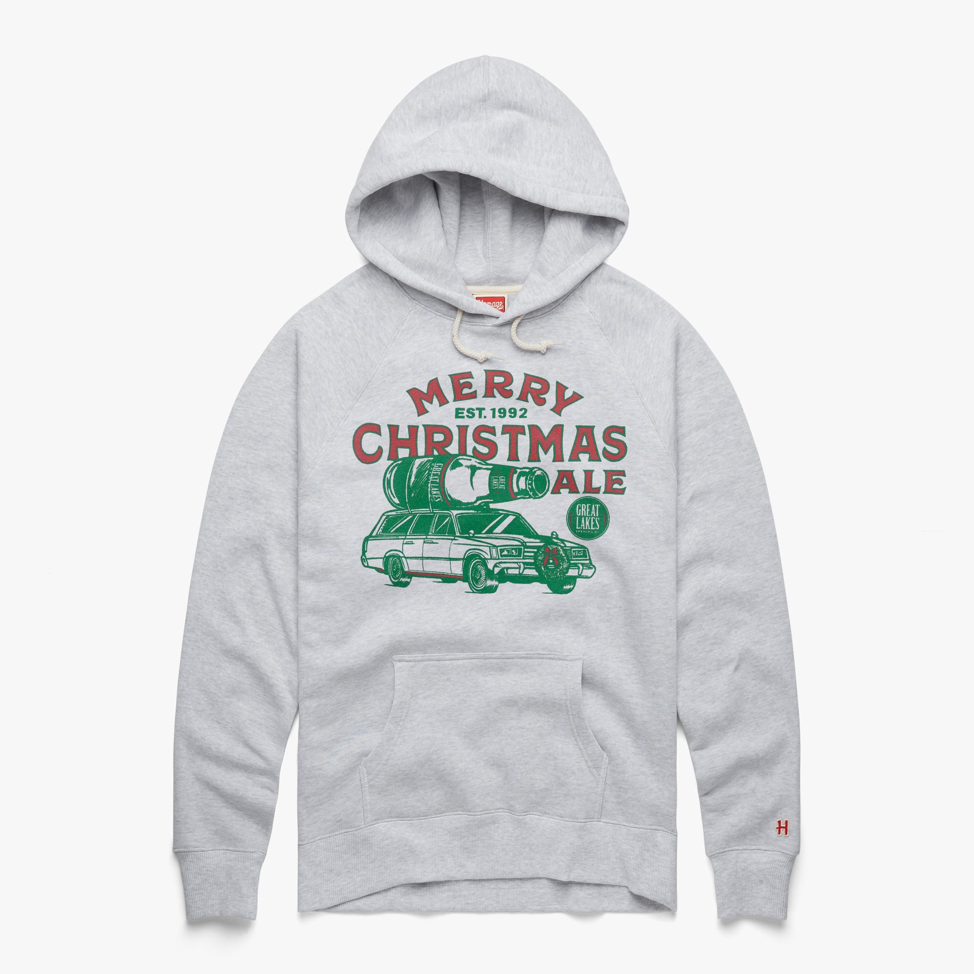 Great Lakes Brewing Co. Merry Christmas Hoodie Clearance Low Pice