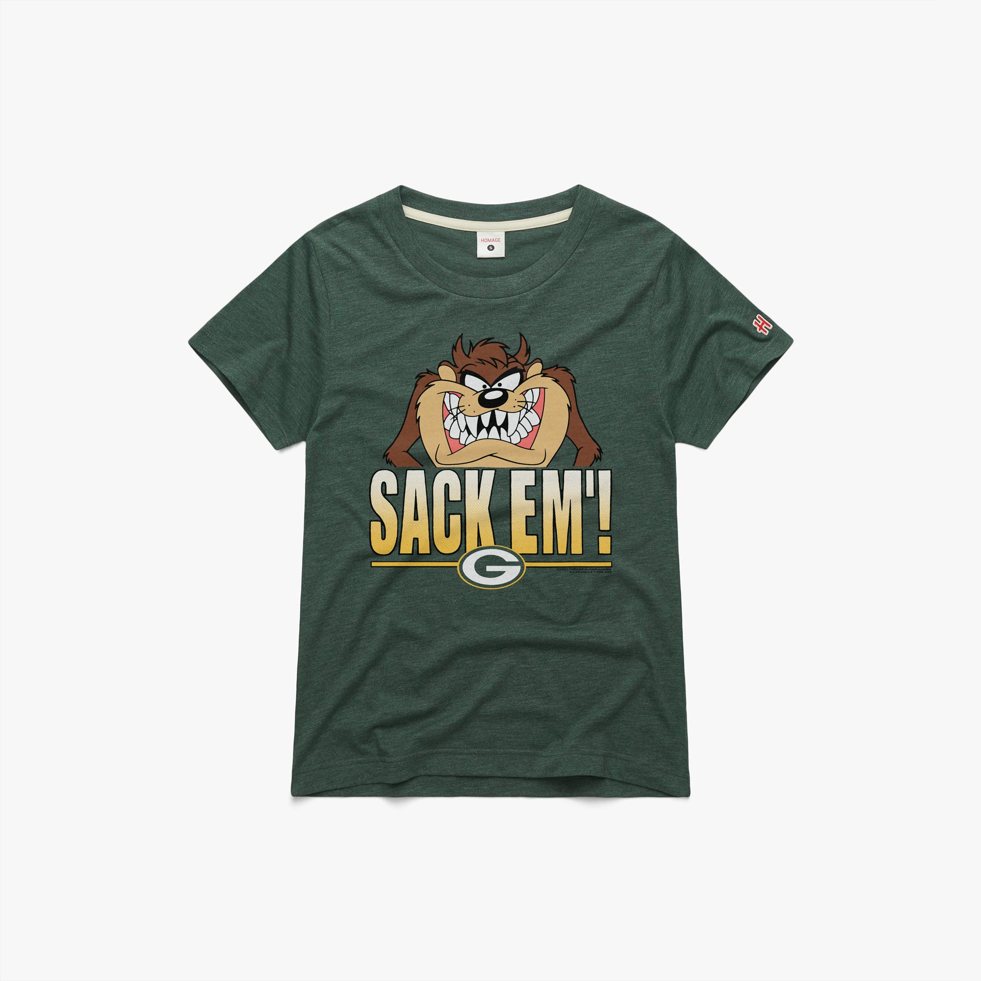 Women's Looney Tunes Taz Sack Em' x Green Bay Packers Discount 2025