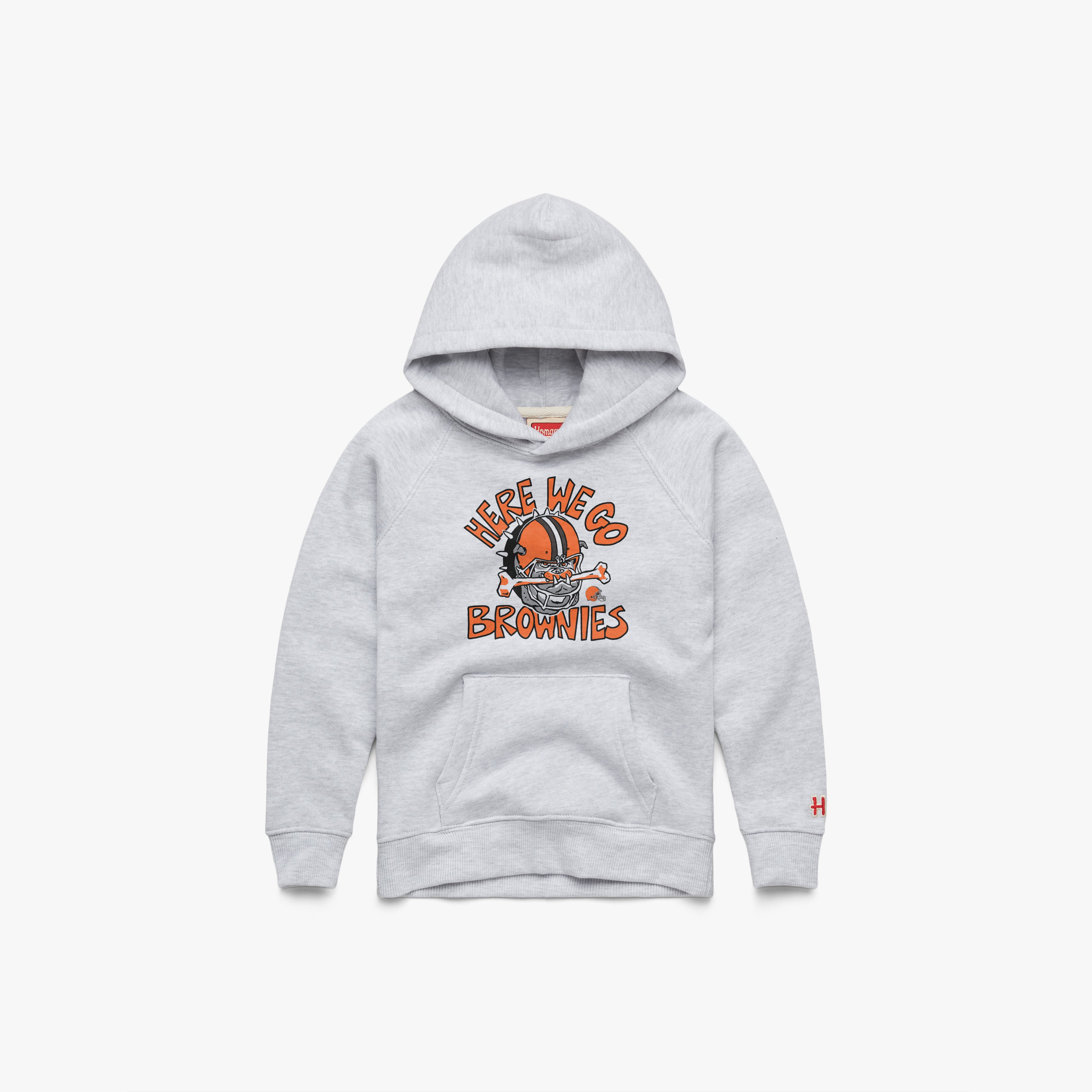 Youth Here We Go Brownies Hoodie Discount