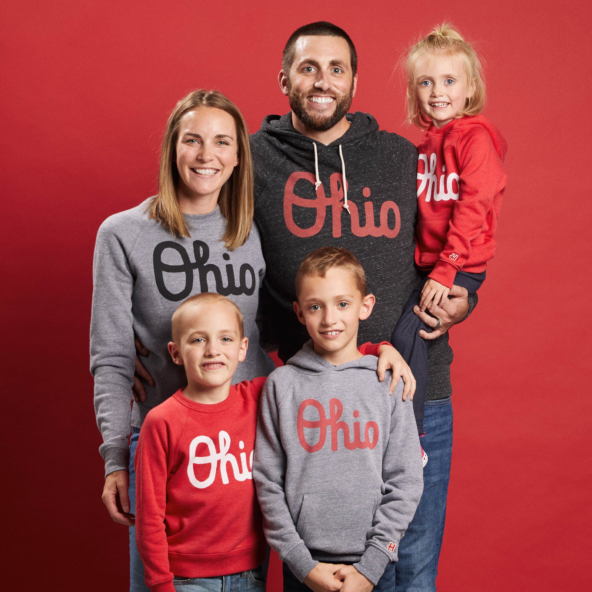 Youth Script Ohio Crewneck Geniue Stockist