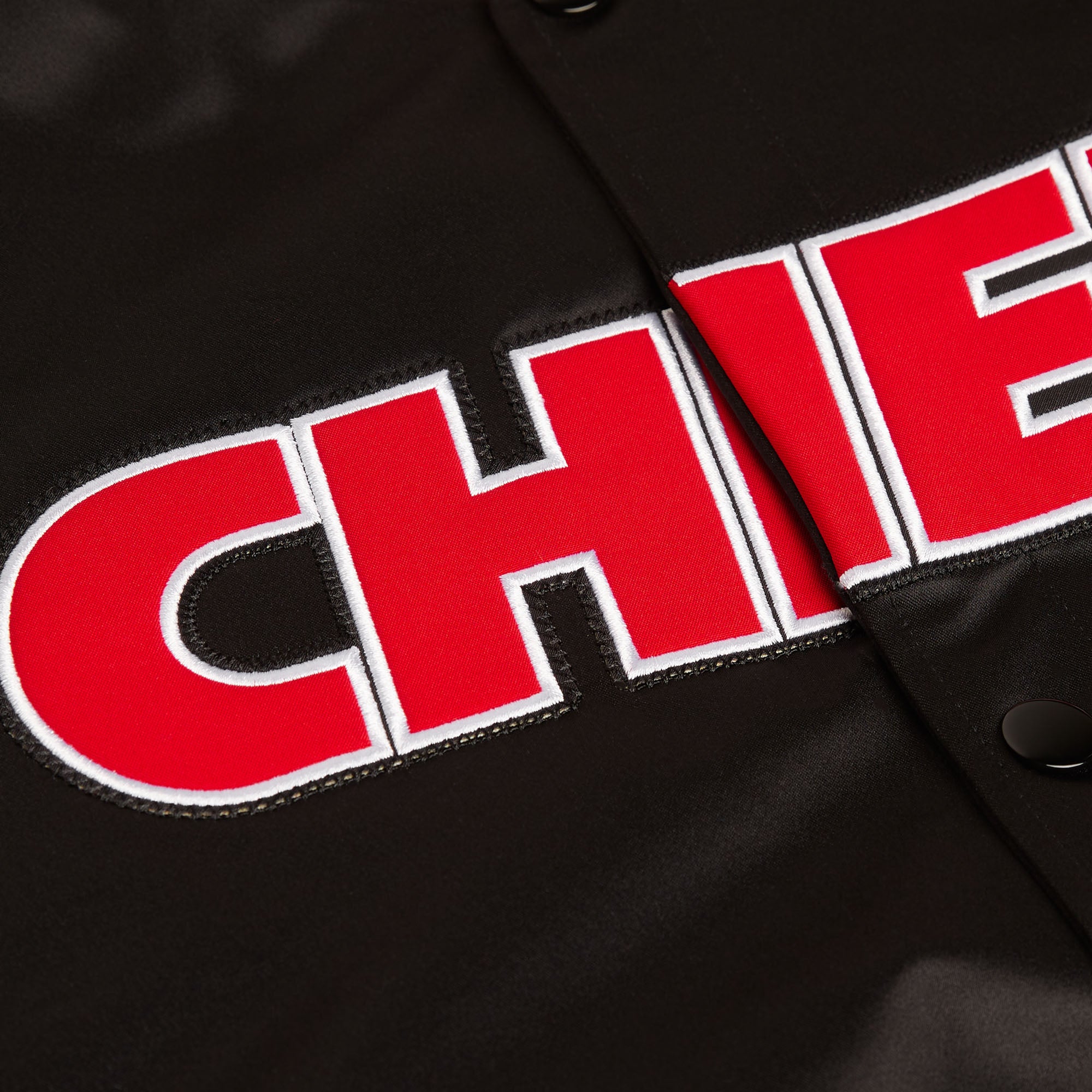 HOMAGE x Starter Chiefs Blackout Heavyweight Satin Jacket Get To Buy For Sale