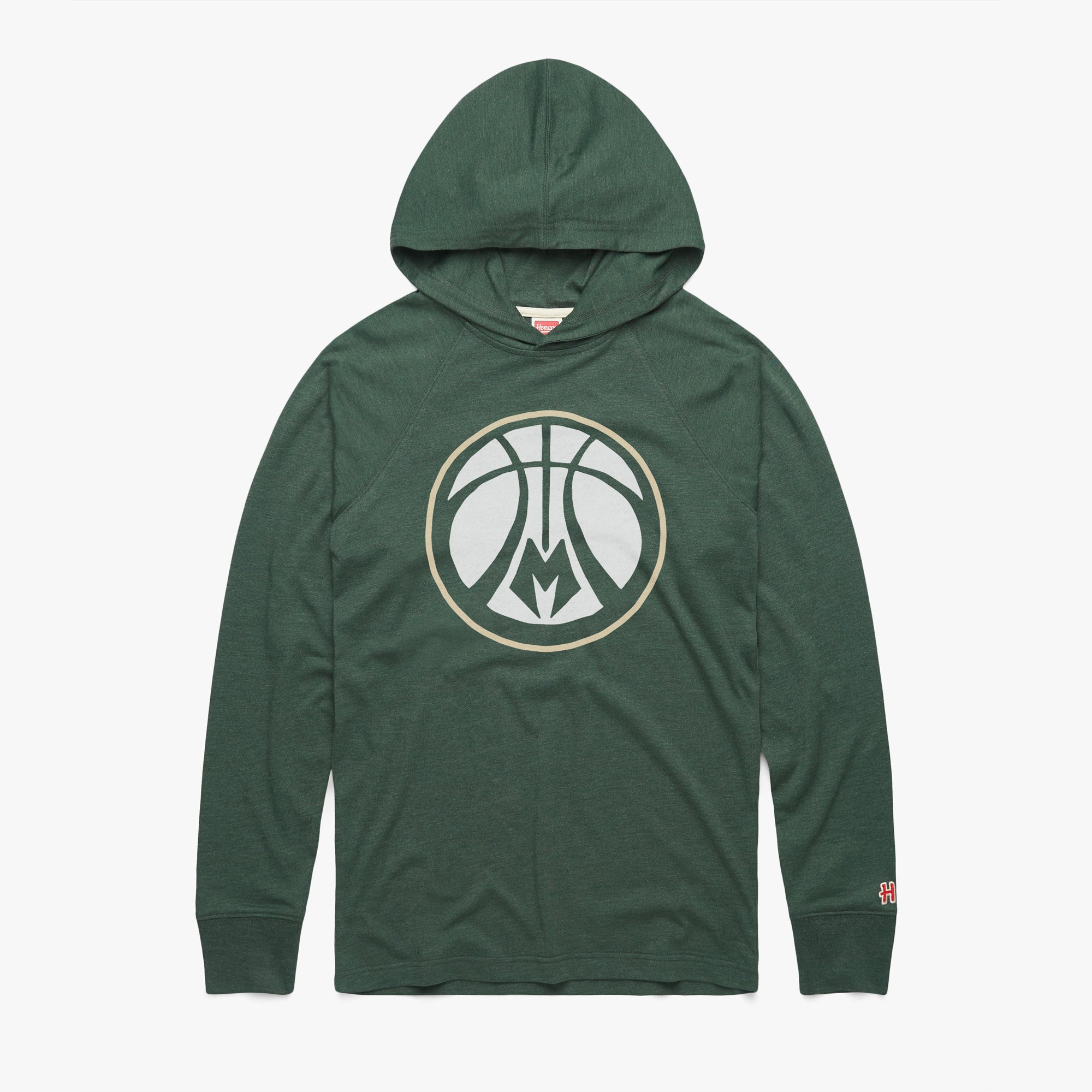 Milwaukee Bucks Logo Lightweight Hoodie Newest Cheap Online