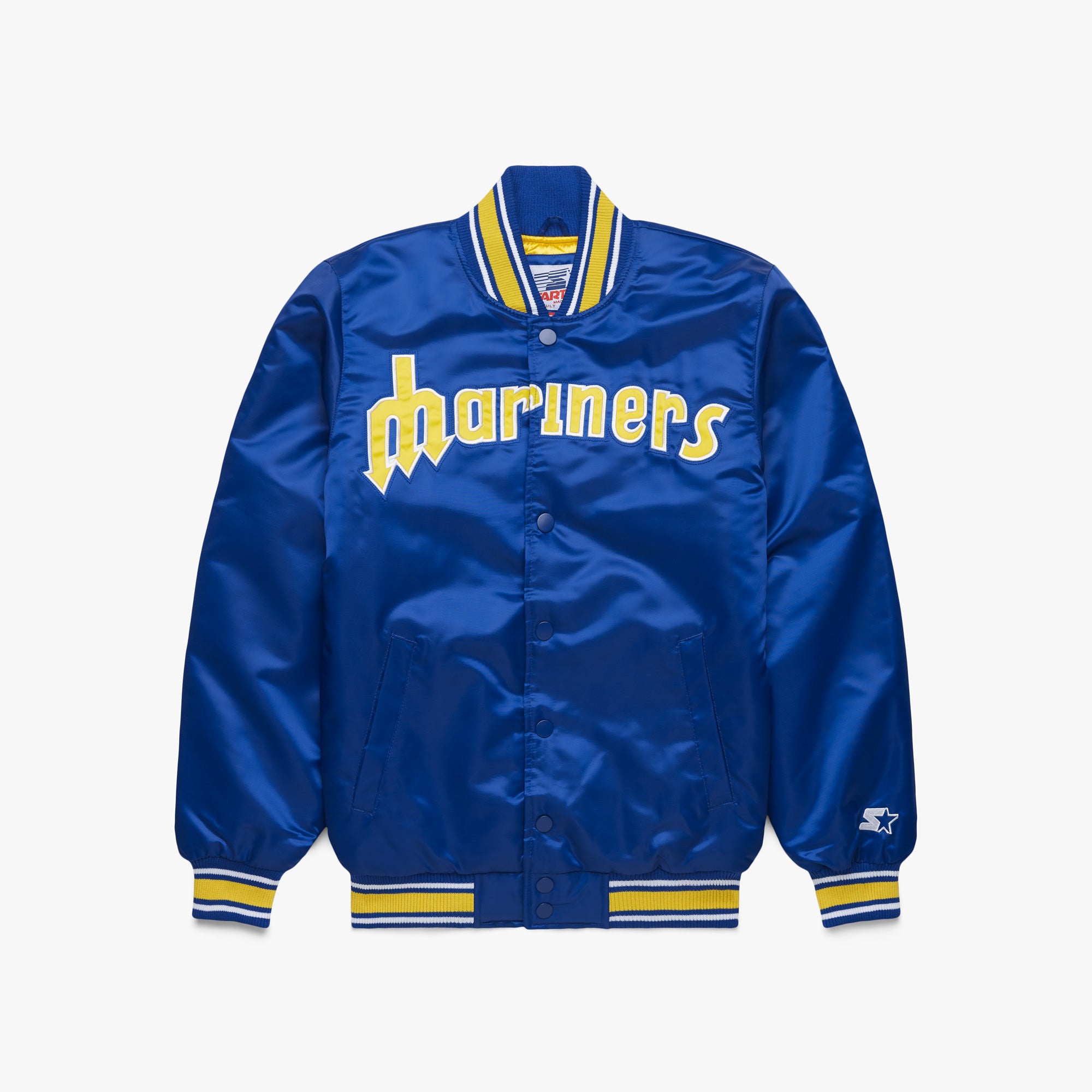 HOMAGE X Starter Mariners Satin Jacket Buy Cheap Big Discount