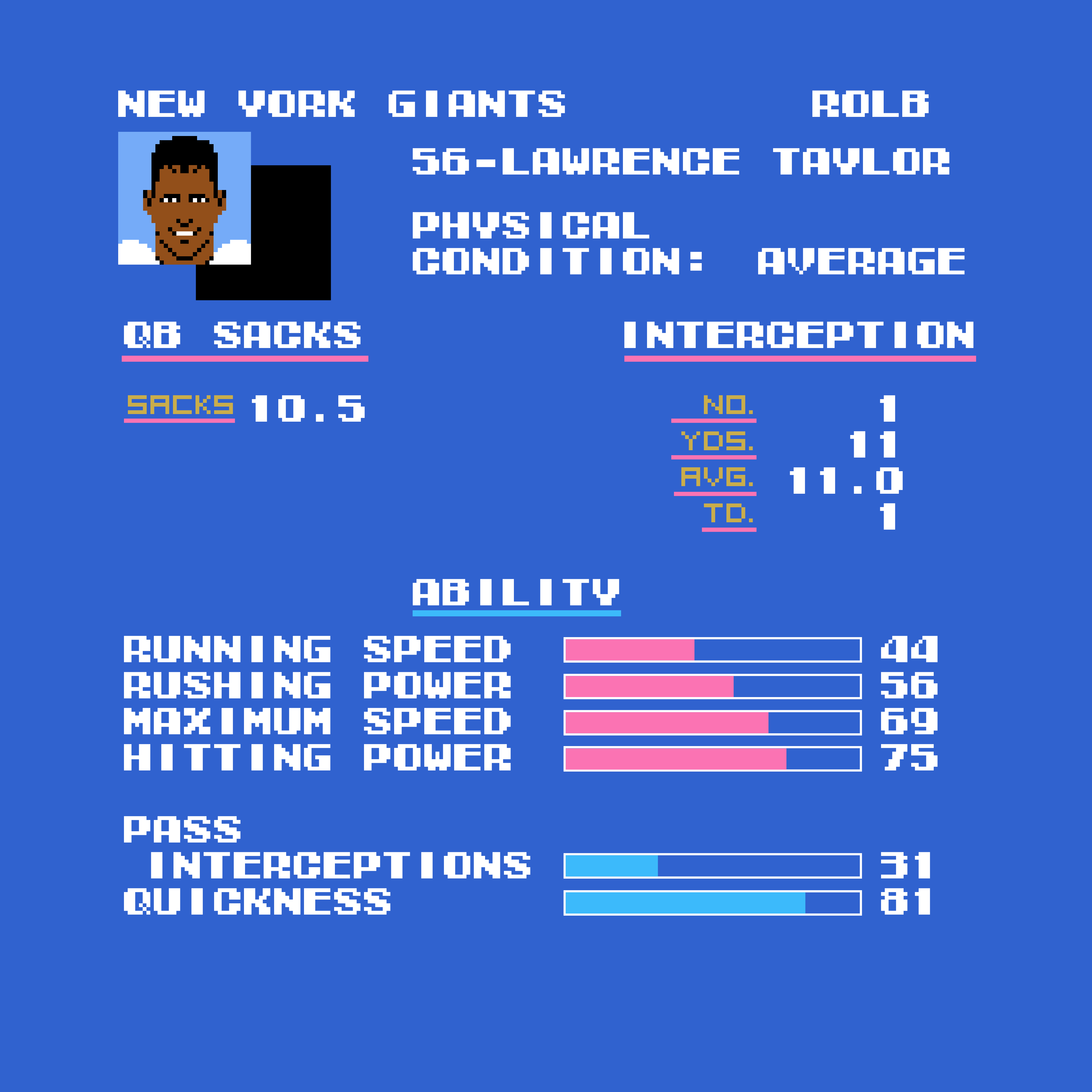 Tecmo Bowl Giants Lawrence Taylor Cheap Manchester