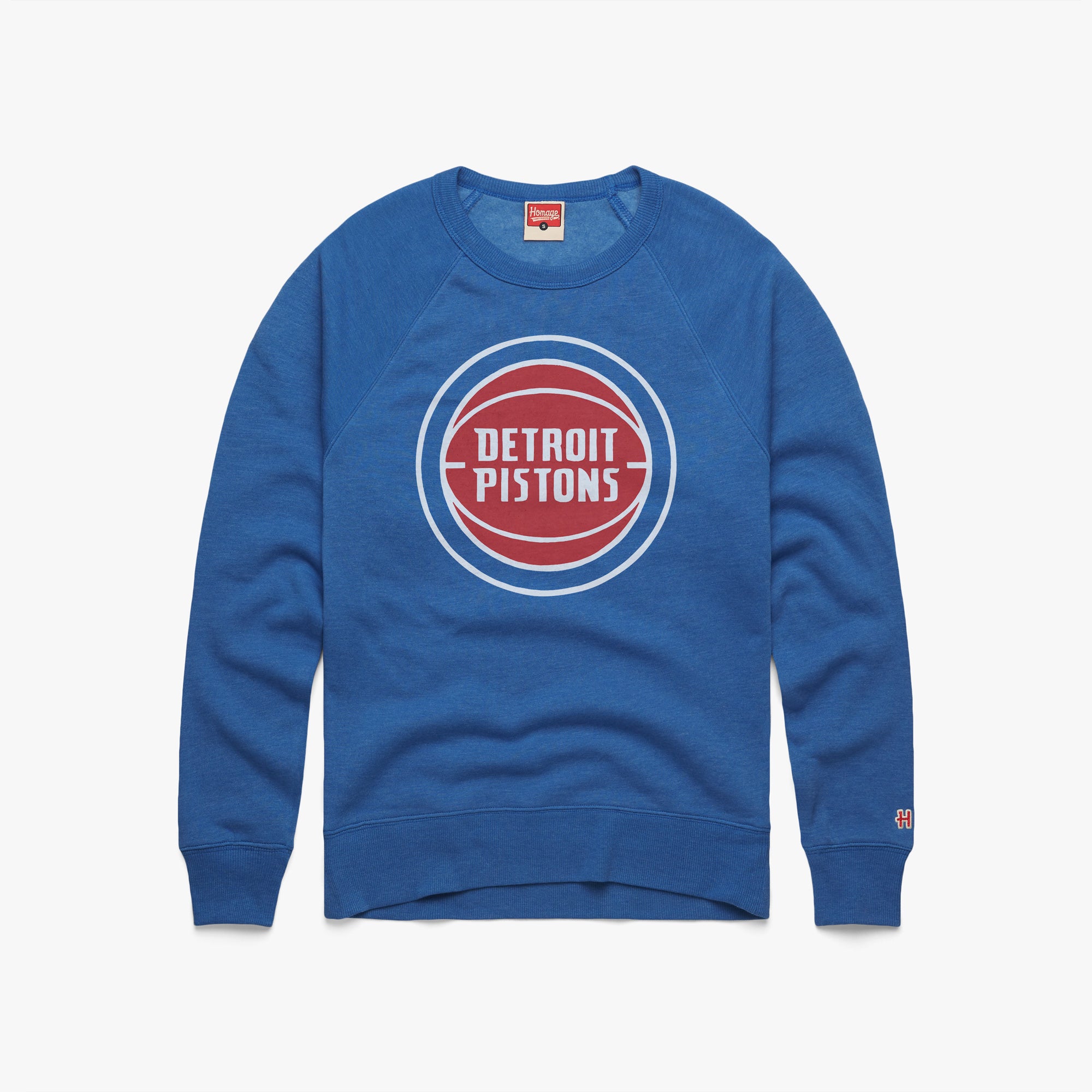 Detroit Pistons Logo Crewneck Inexpensive For Sale