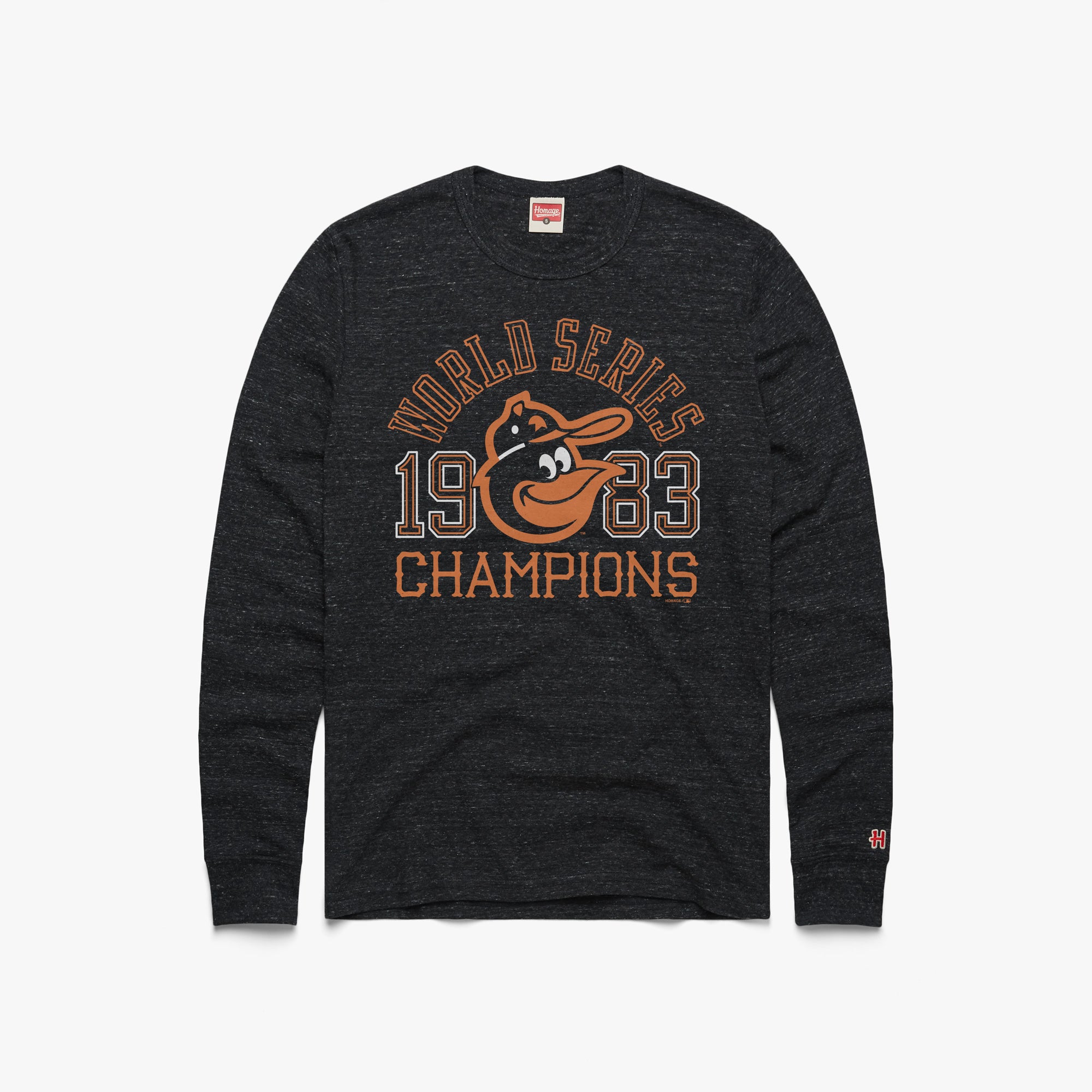 Baltimore Orioles 1983 World Series Champs Long Sleeve Tee 2025 New Cheap Pice