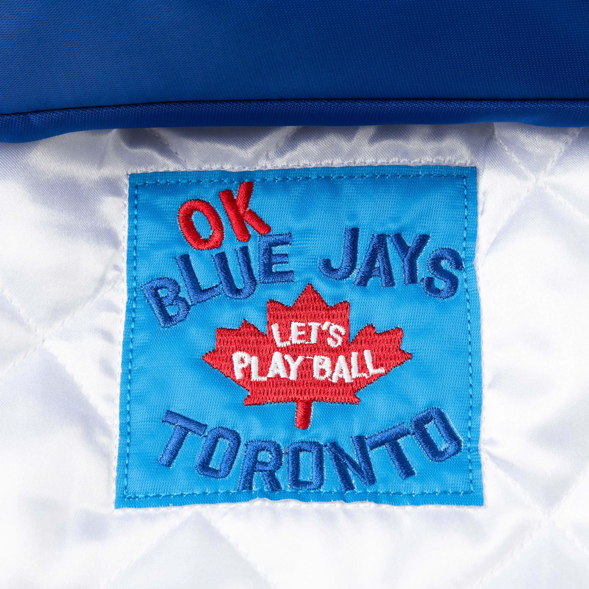 HOMAGE X Starter Blue Jays Satin Jacket Real For Sale