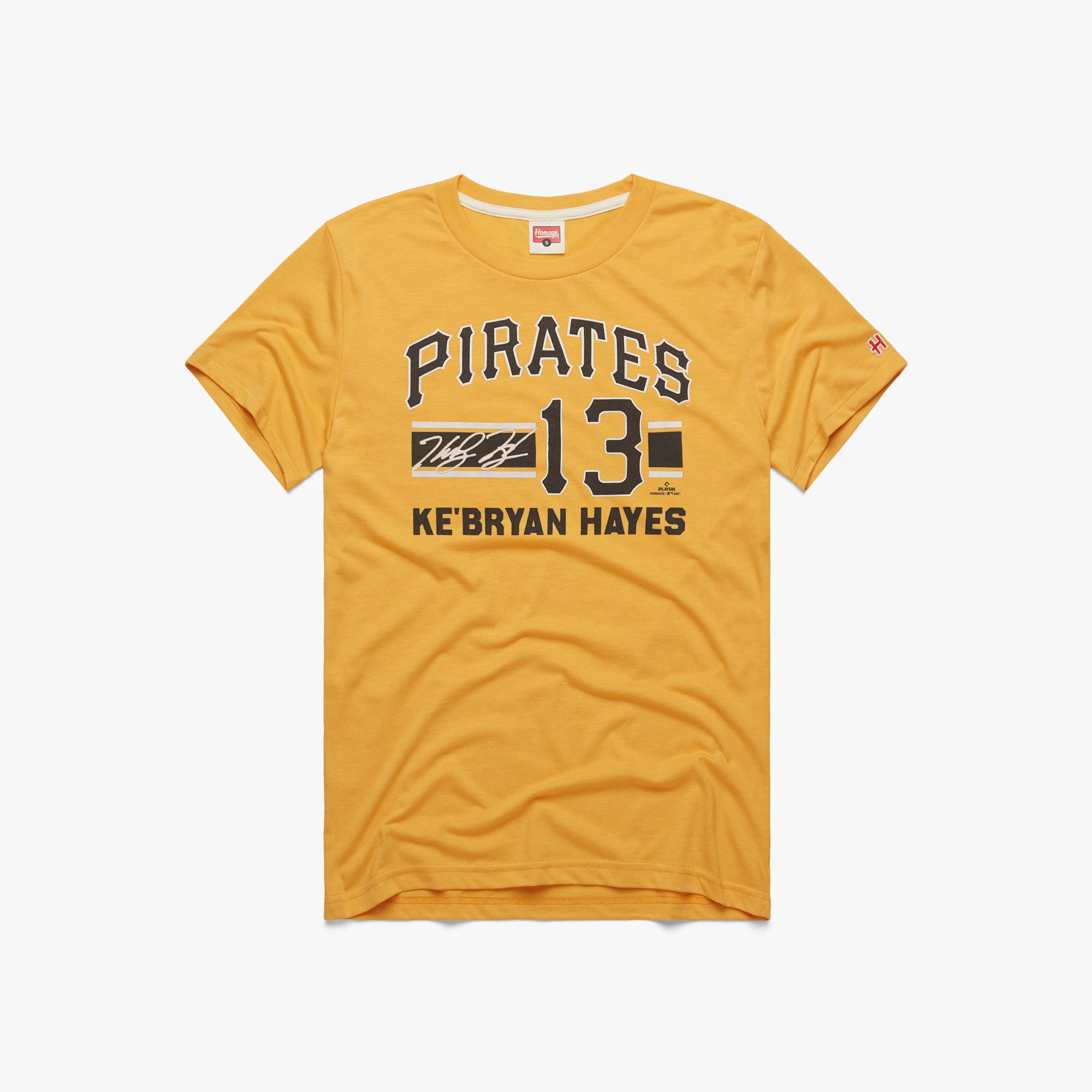 Pirates Ke'Bryan Hayes Signature Jersey With Credit Card Free Shipping