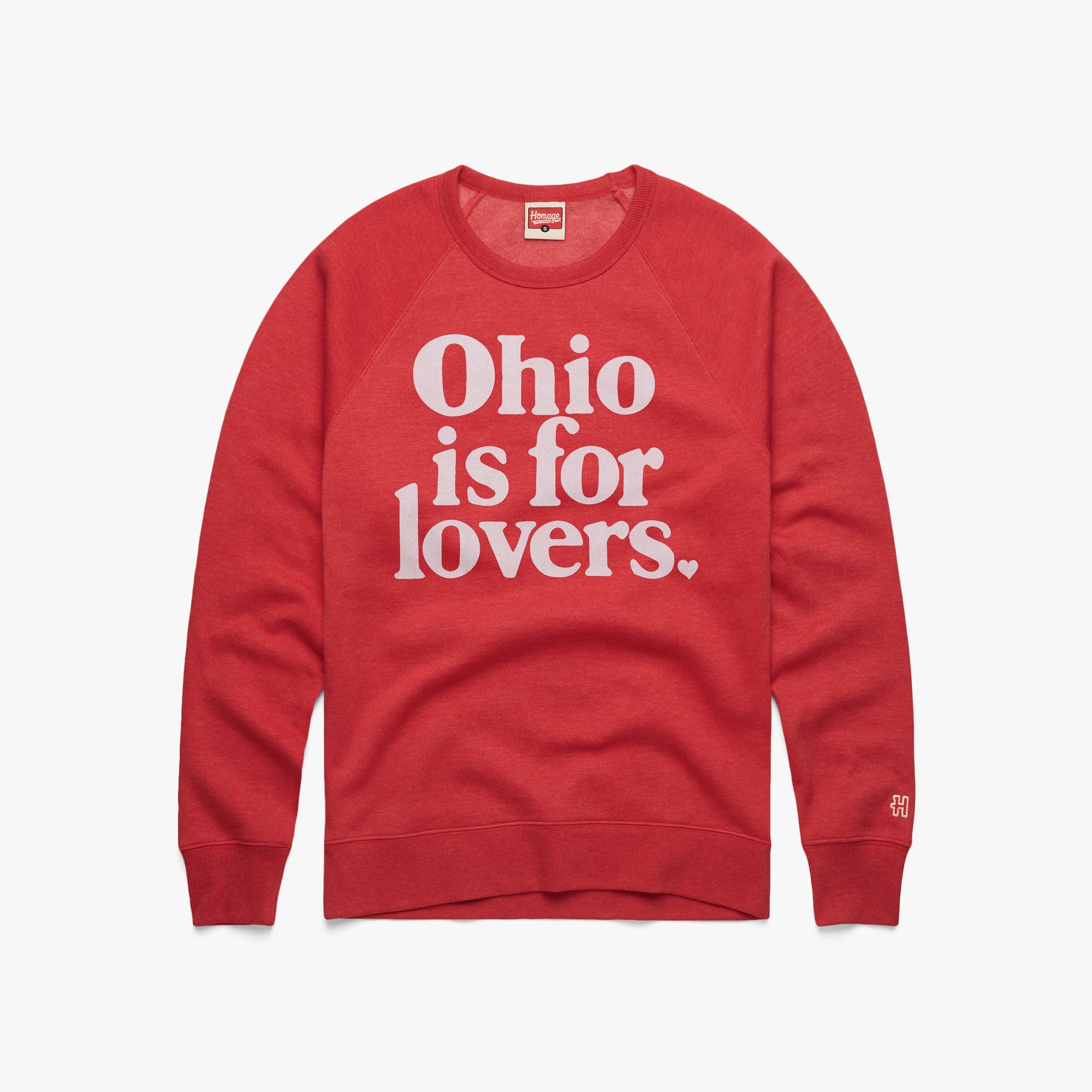 Ohio Is For Lovers Crewneck Cheap Sale Get Authentic