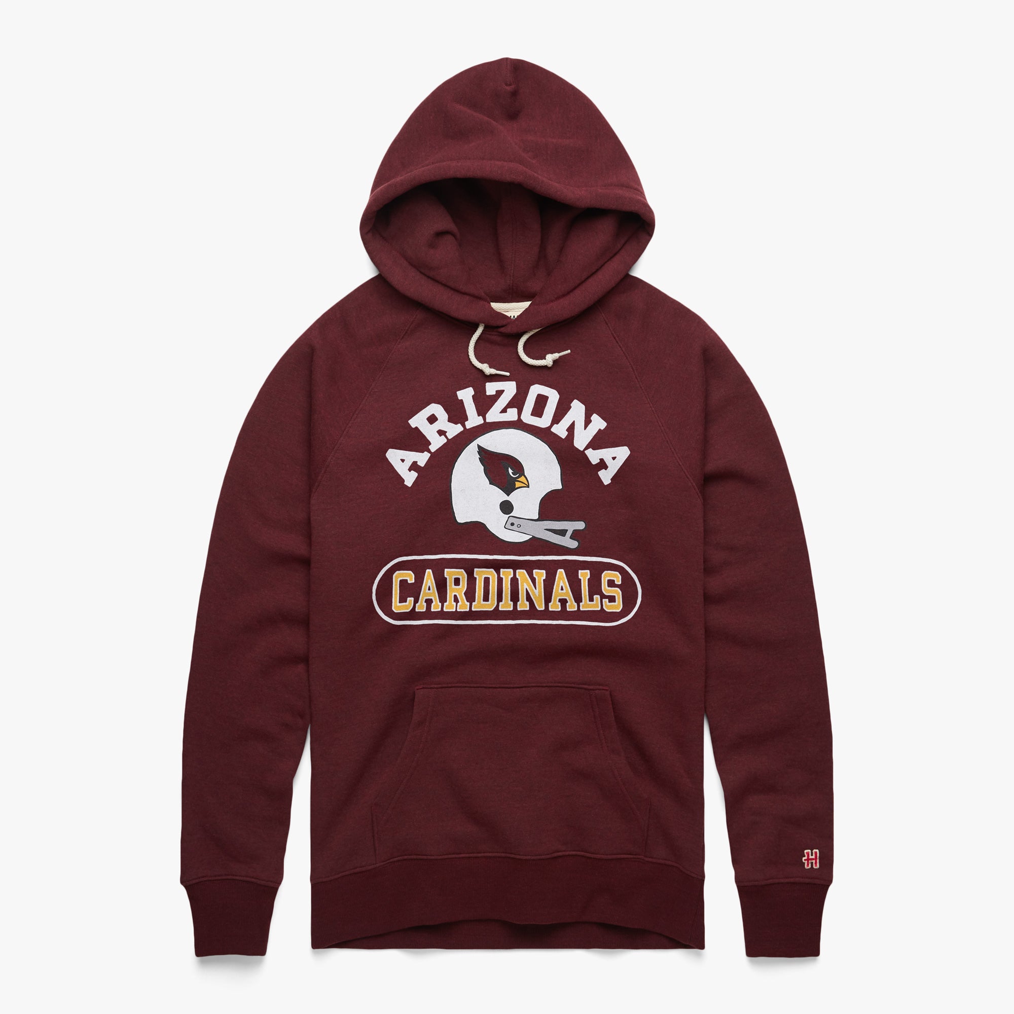 Arizona Cardinals Throwback Helmet Hoodie 2025 New