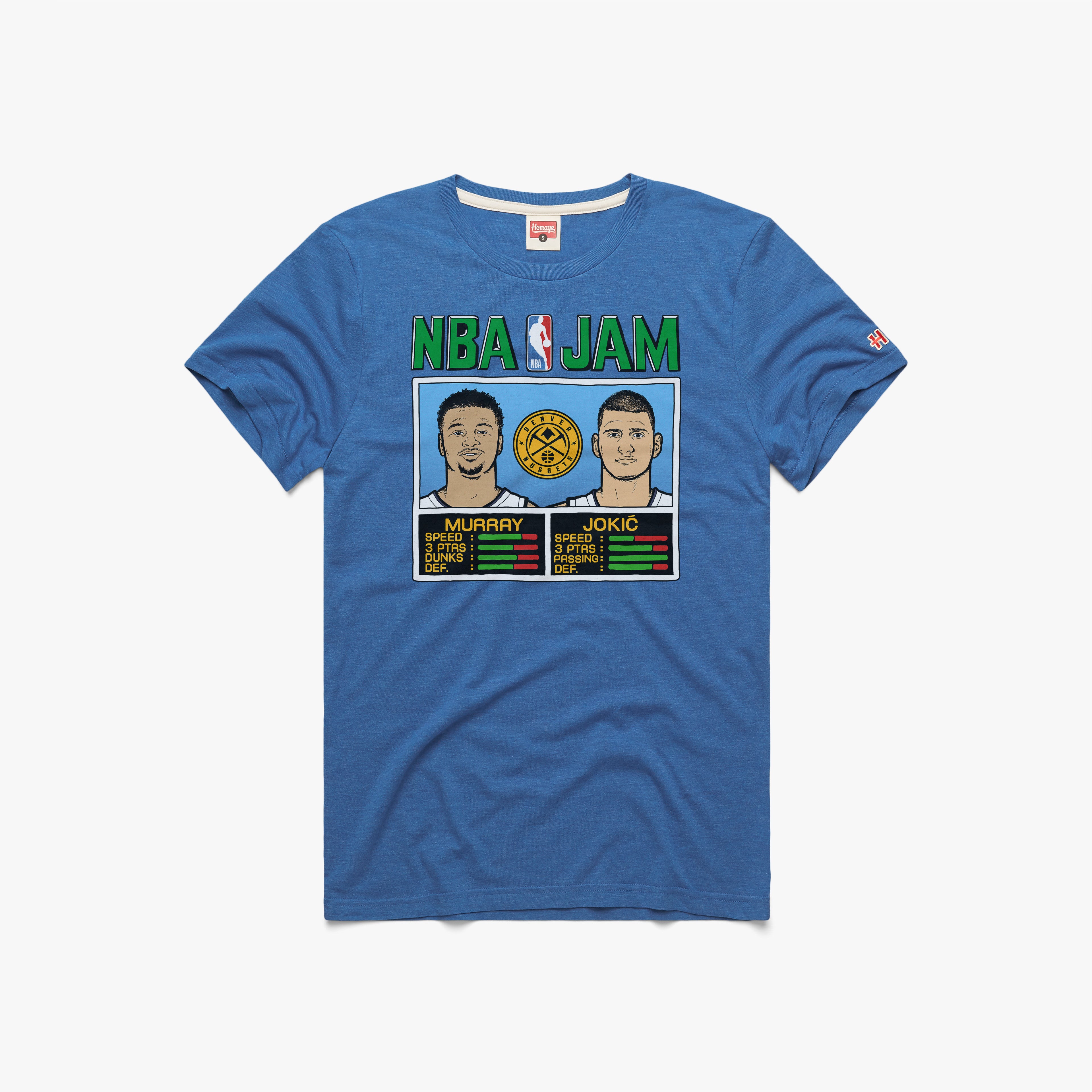 NBA Jam Nuggets City Murray And Jokic Free Shipping Sale Online