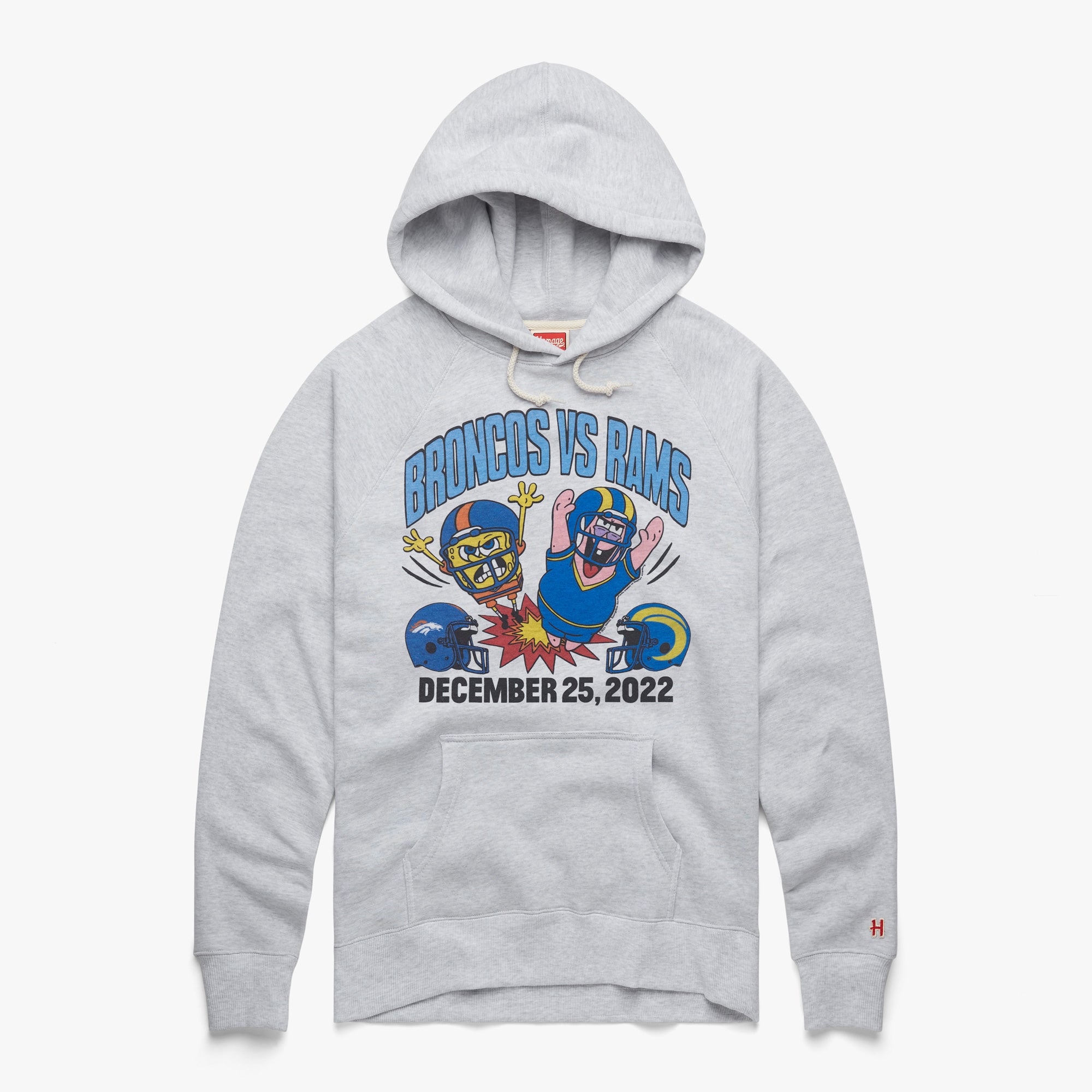 SpongeBob X Broncos Vs Rams 2022 Hoodie Outlet Collections