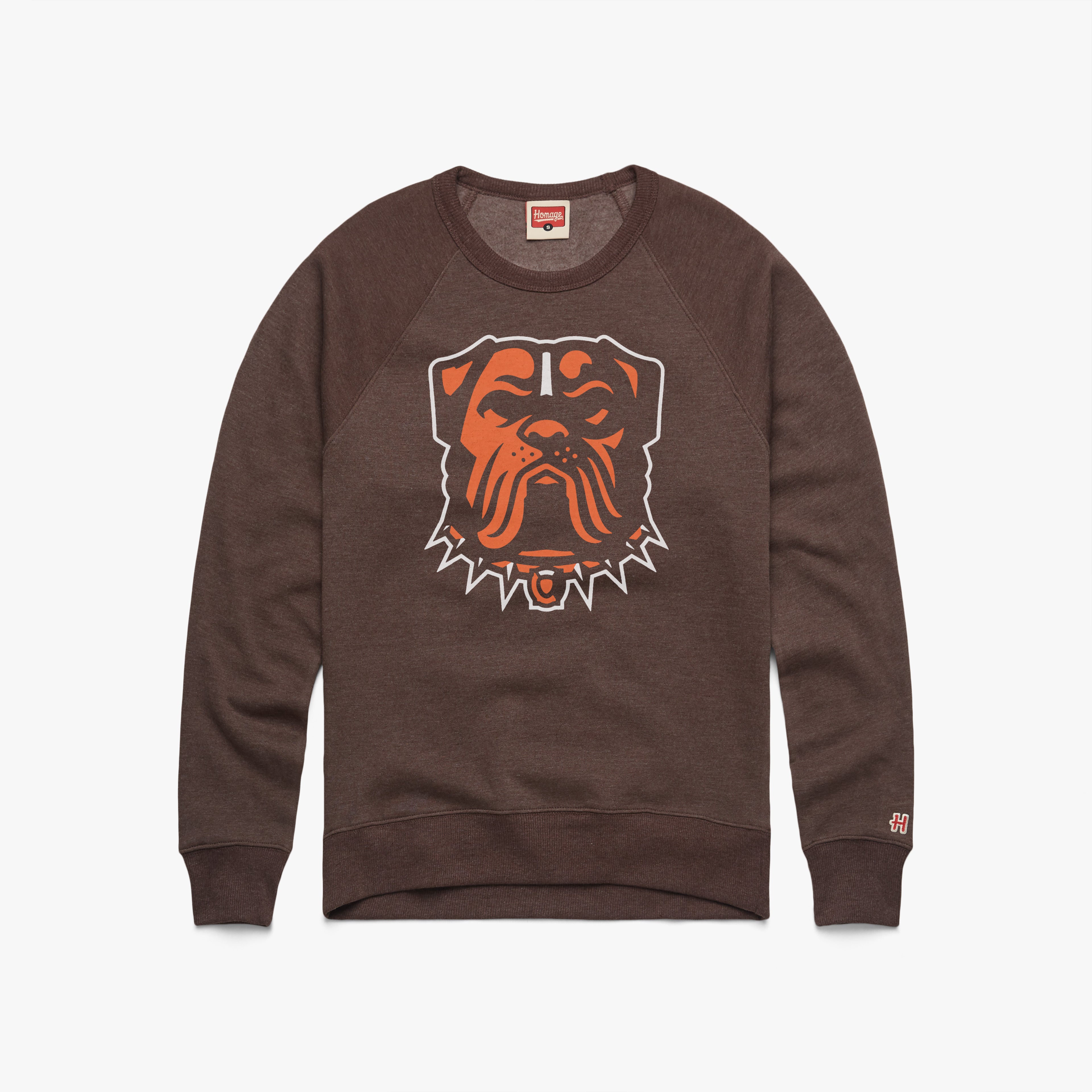 Cleveland Browns Dog Logo Crewneck Order