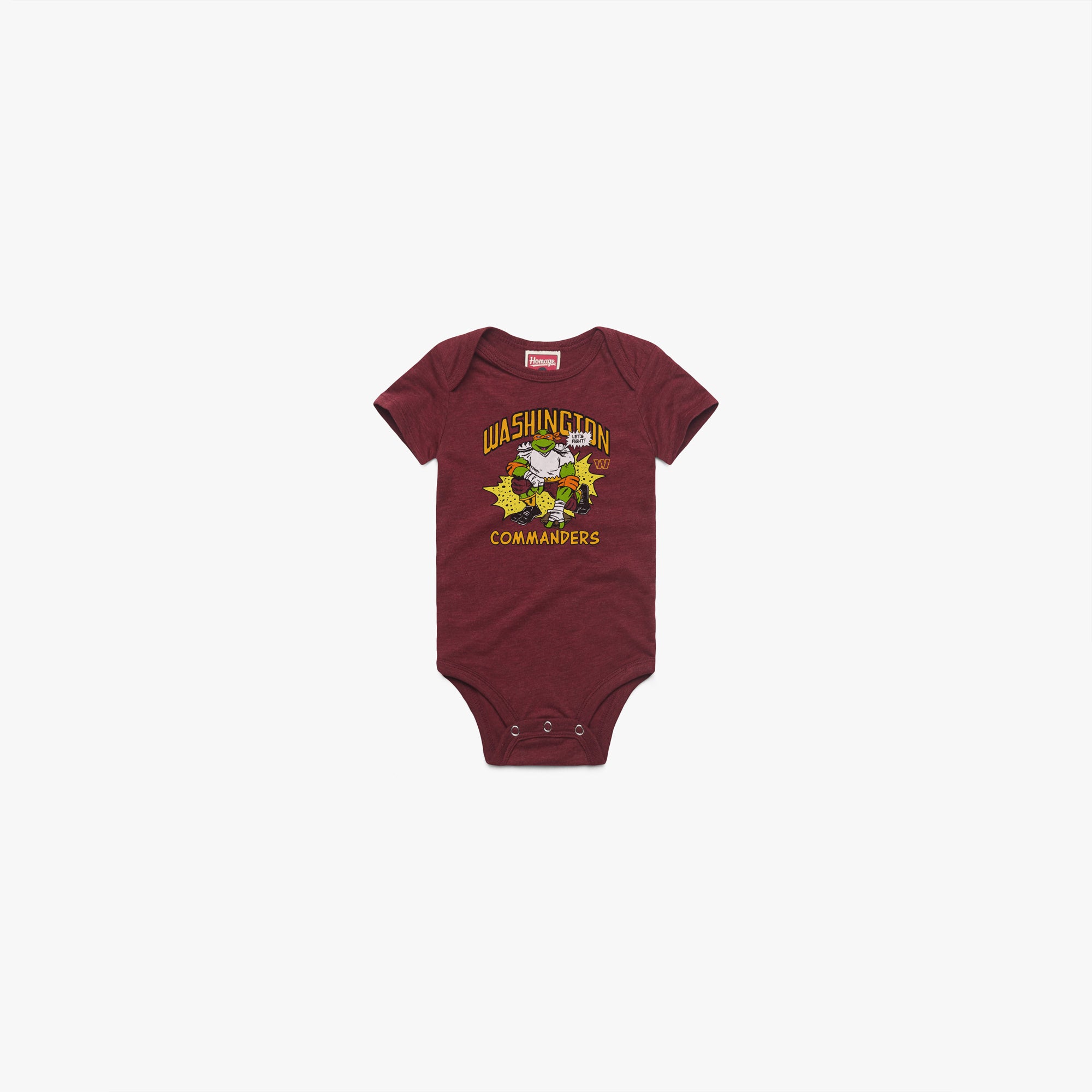 TMNT Michelangelo x Washington Commanders Baby One Piece Clearance Tumblr